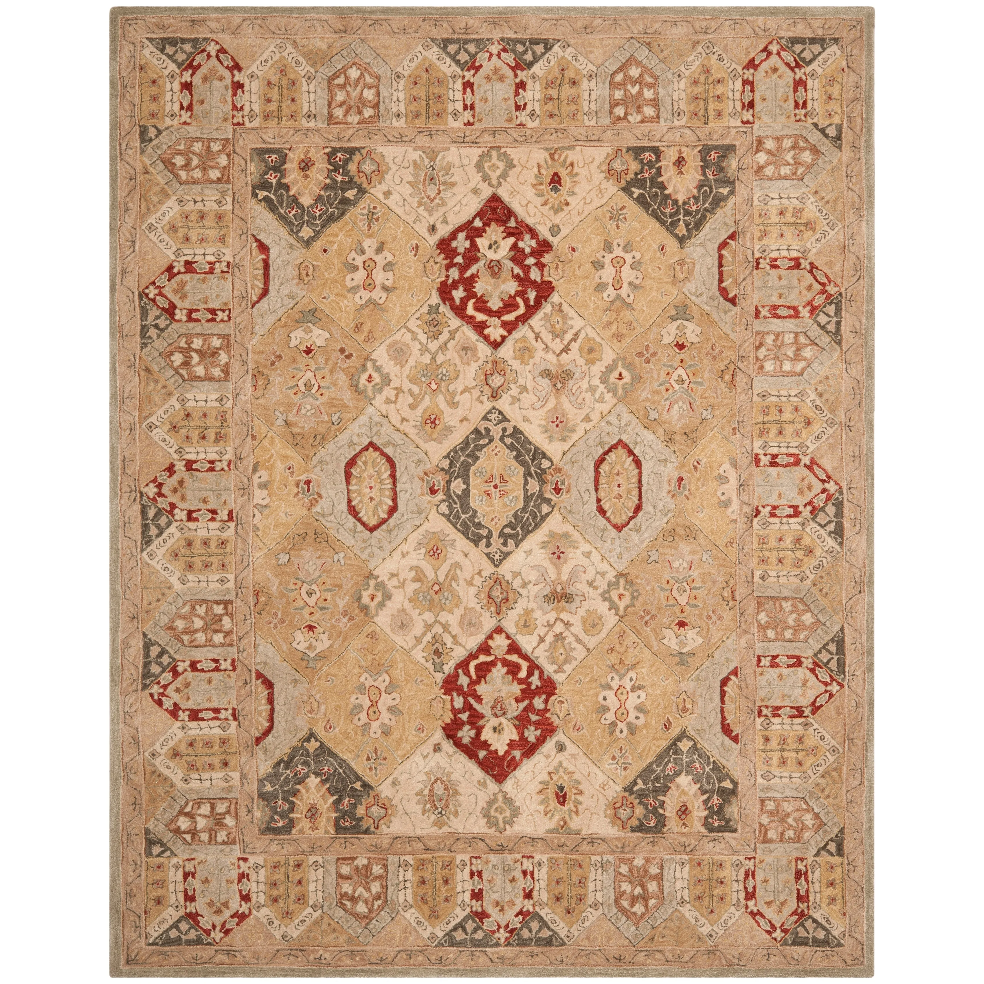 SAFAVIEH Handmade Anatolia Meisje Traditional Oriental Hand-spun Wool Rug