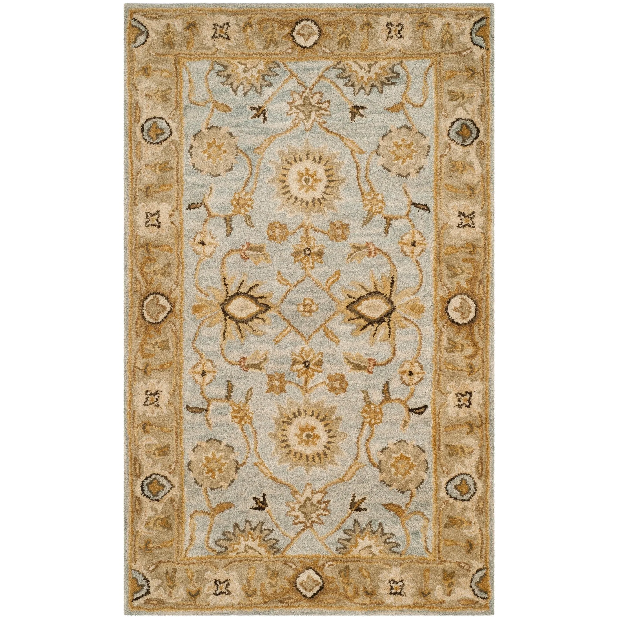 SAFAVIEH Handmade Antiquity Daisy Traditional Oriental Wool Rug