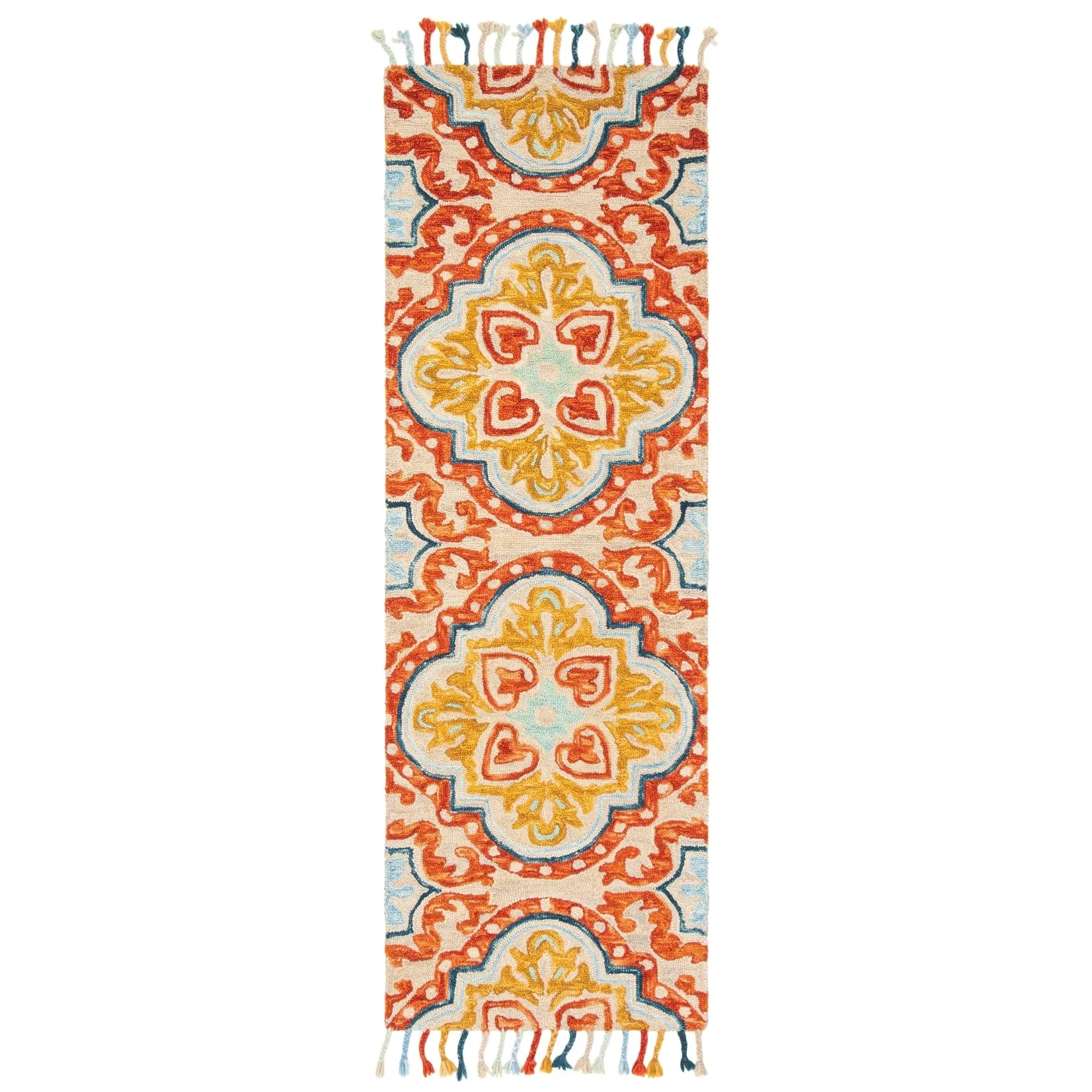 SAFAVIEH Handmade Aspen Misao Boho Tassel Wool Rug