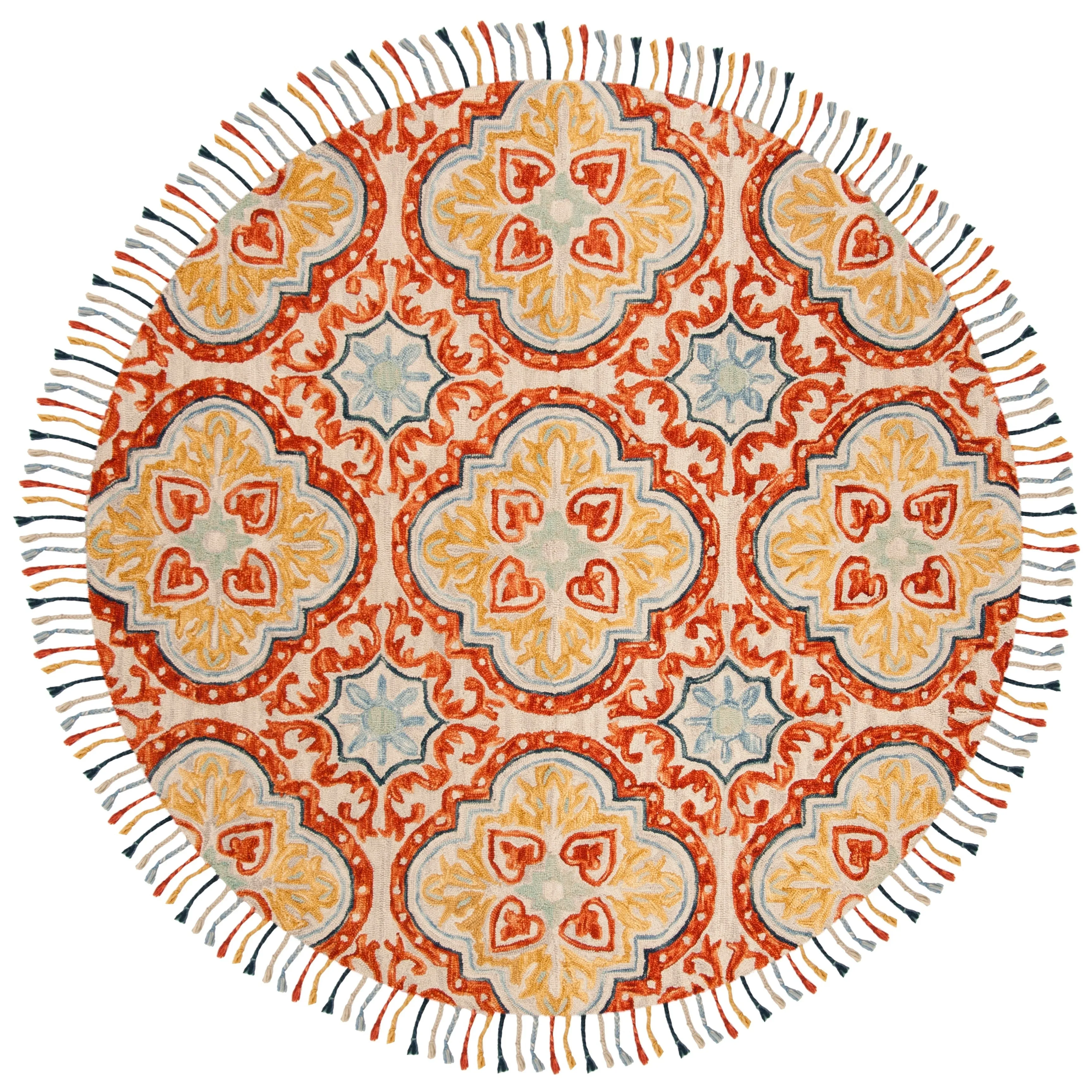 SAFAVIEH Handmade Aspen Misao Boho Tassel Wool Rug