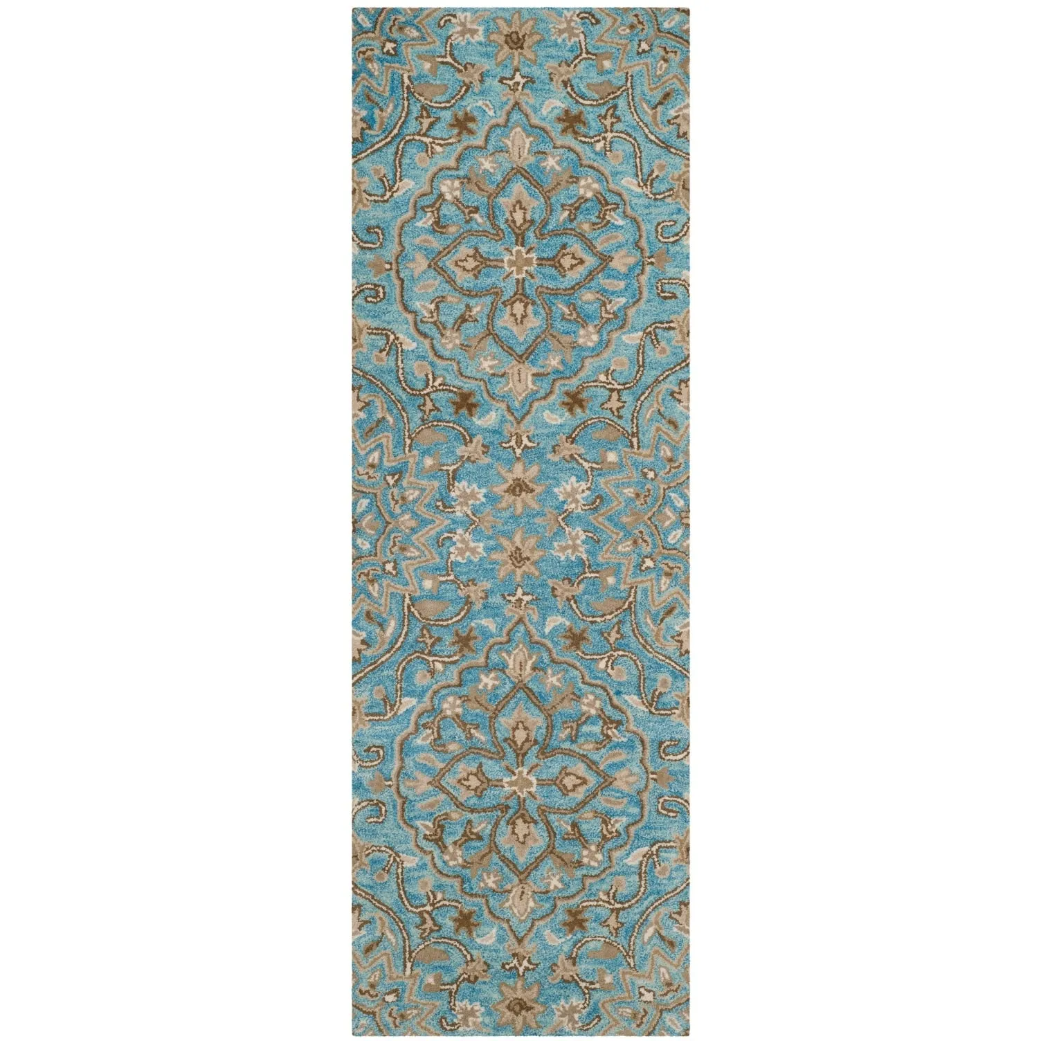 SAFAVIEH Handmade Bella Zaharinka Modern Floral Wool Rug