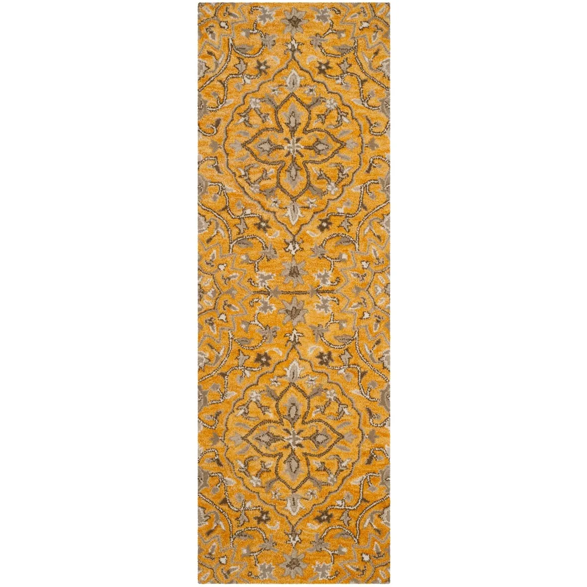 SAFAVIEH Handmade Bella Zaharinka Modern Floral Wool Rug
