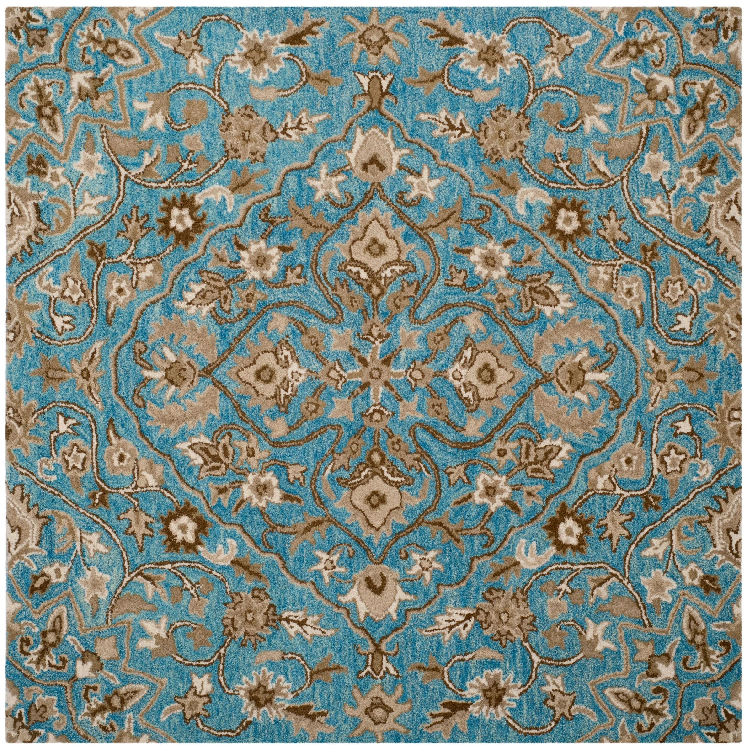 SAFAVIEH Handmade Bella Zaharinka Modern Floral Wool Rug