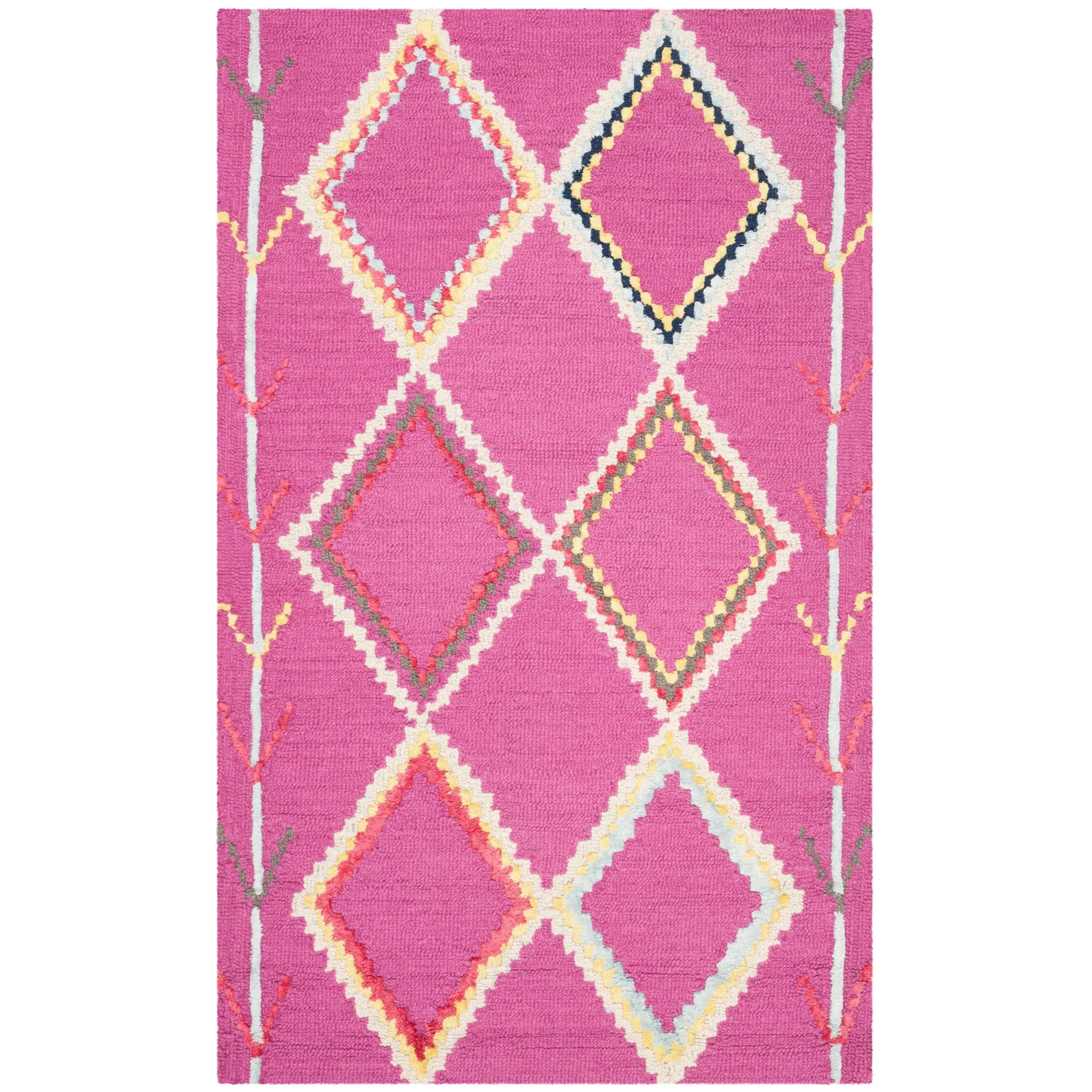 SAFAVIEH Handmade Bellagio Monah Boho Moroccan Wool Rug