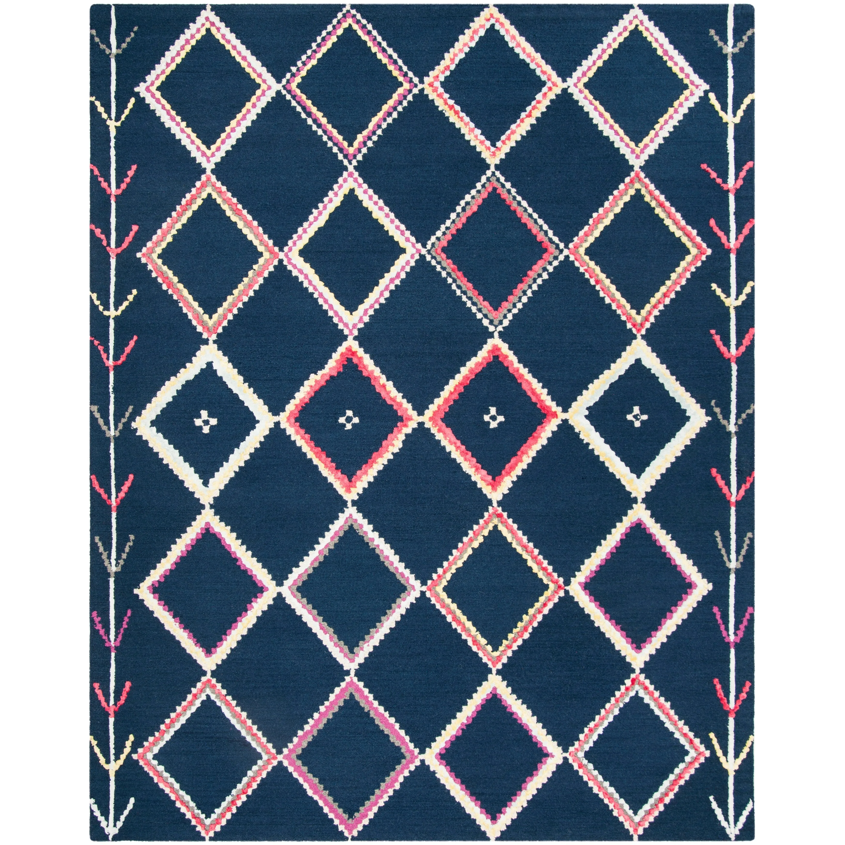 SAFAVIEH Handmade Bellagio Monah Boho Moroccan Wool Rug