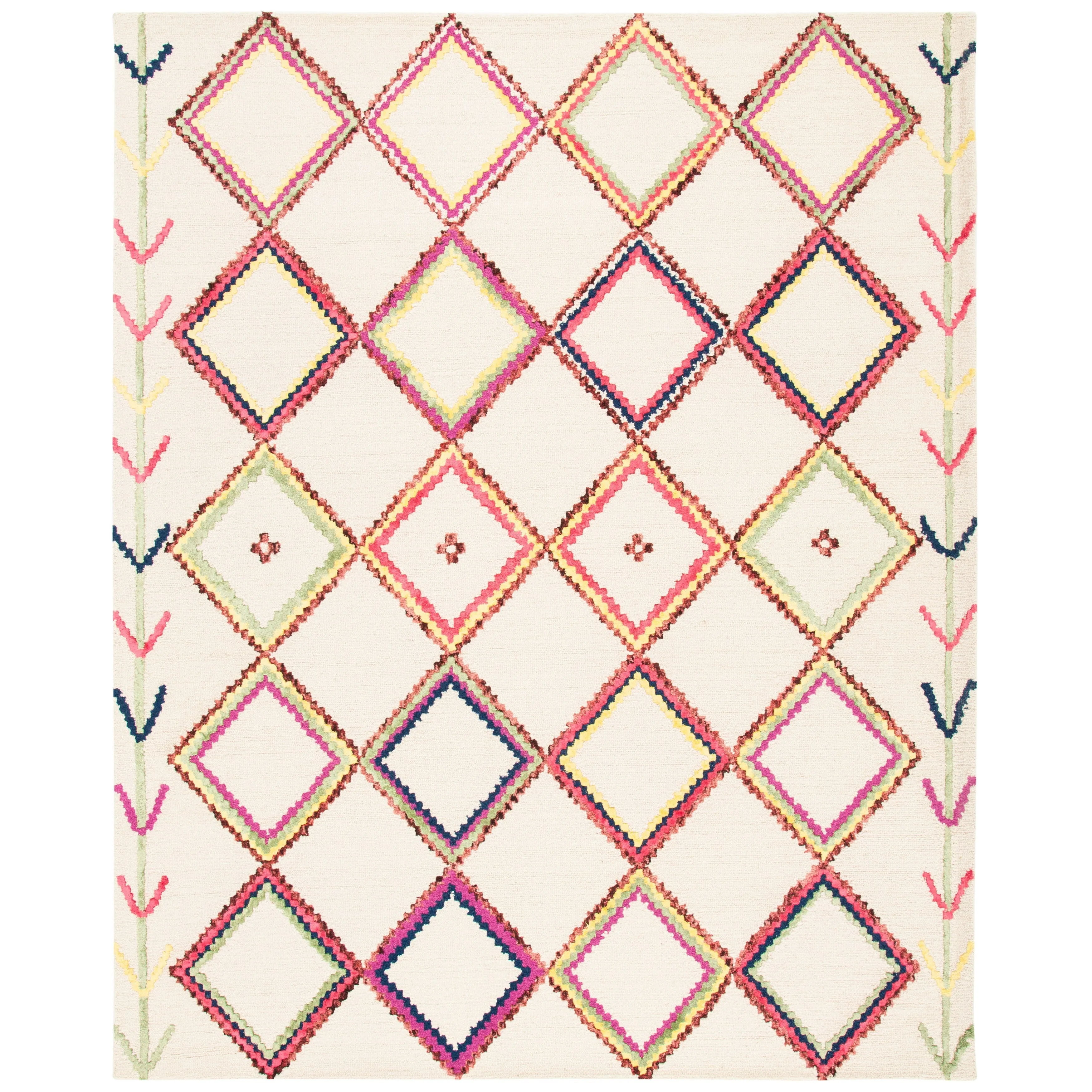 SAFAVIEH Handmade Bellagio Monah Boho Moroccan Wool Rug