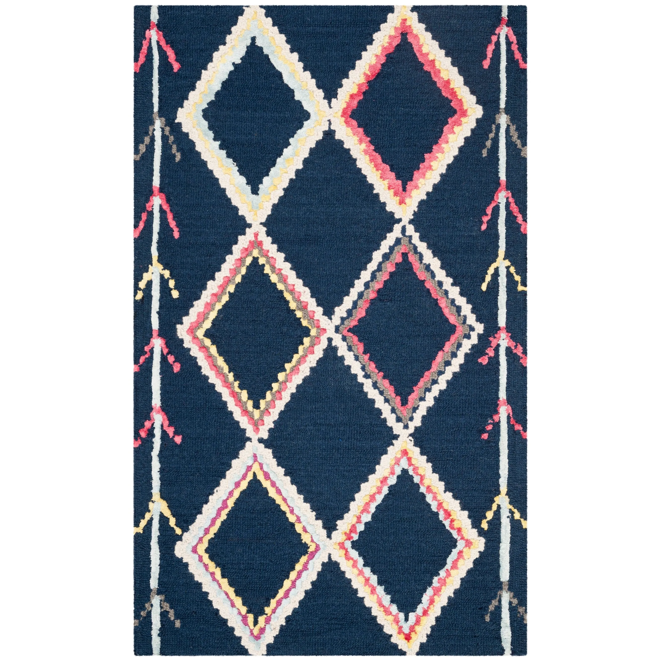SAFAVIEH Handmade Bellagio Monah Boho Moroccan Wool Rug
