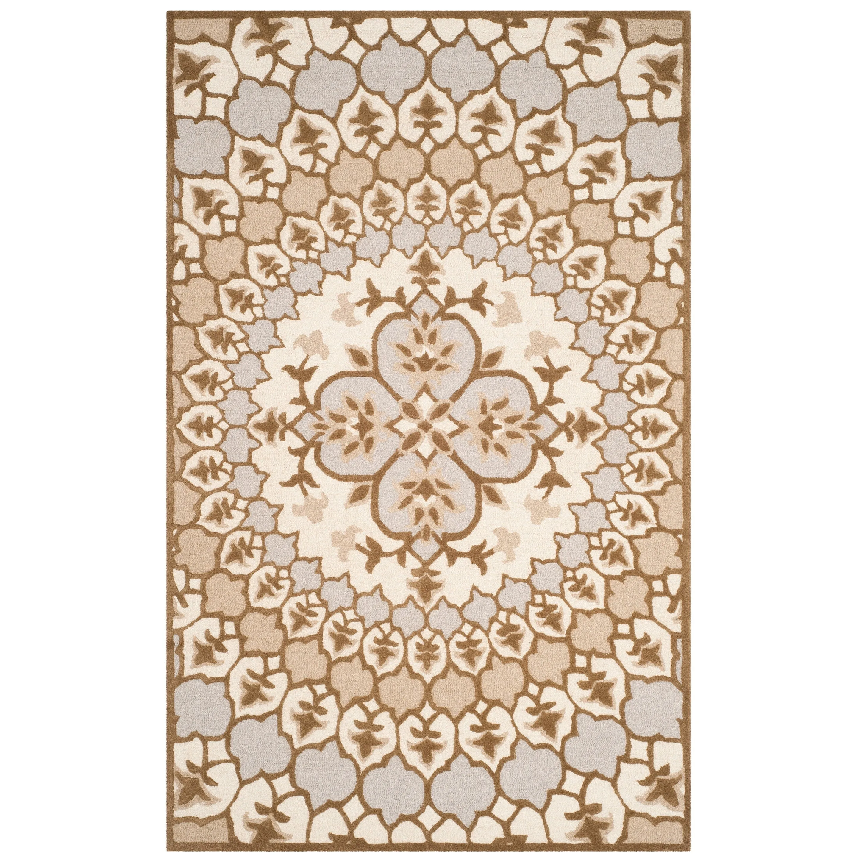 SAFAVIEH Handmade Bellagio Ronak Modern Oriental Wool Rug