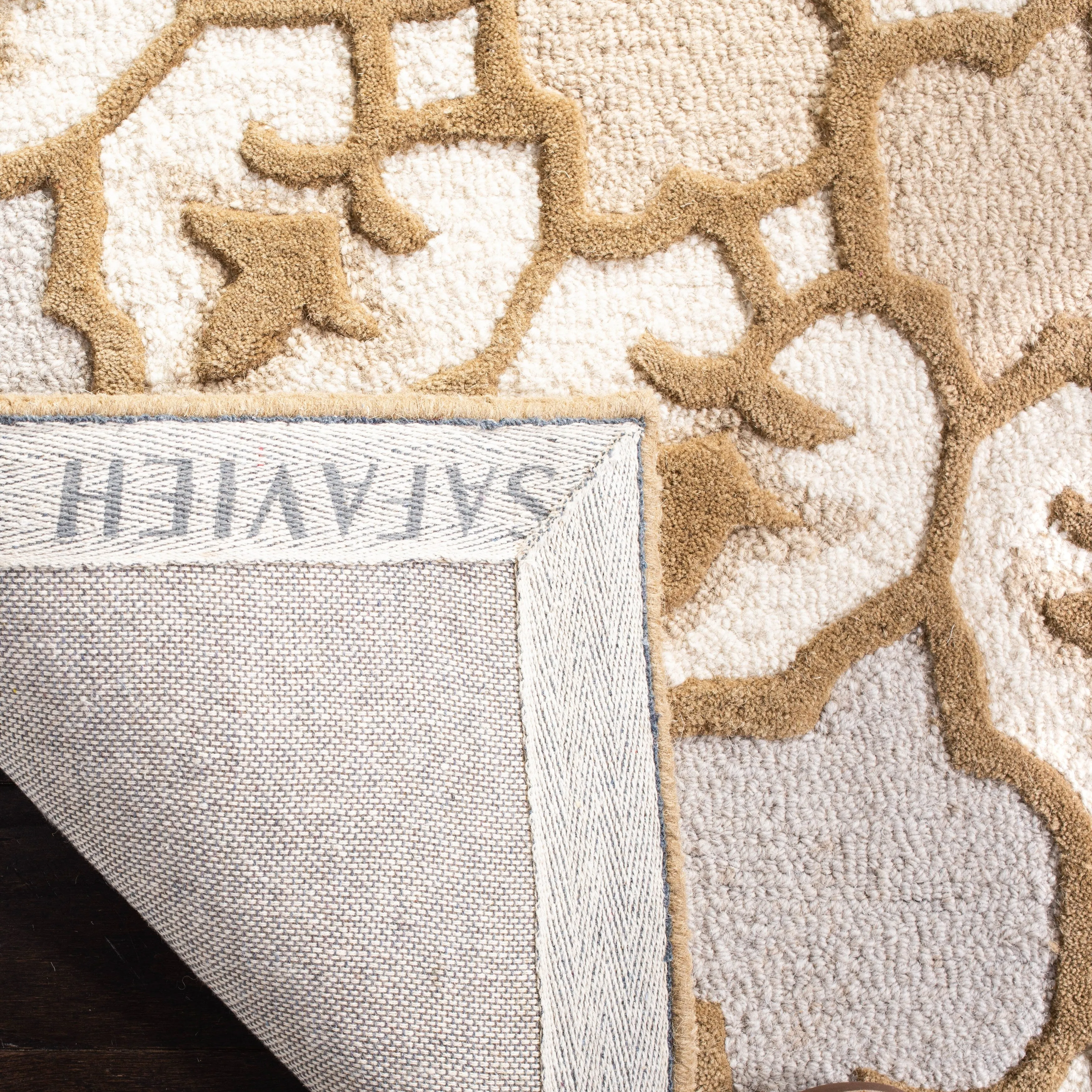 SAFAVIEH Handmade Bellagio Ronak Modern Oriental Wool Rug