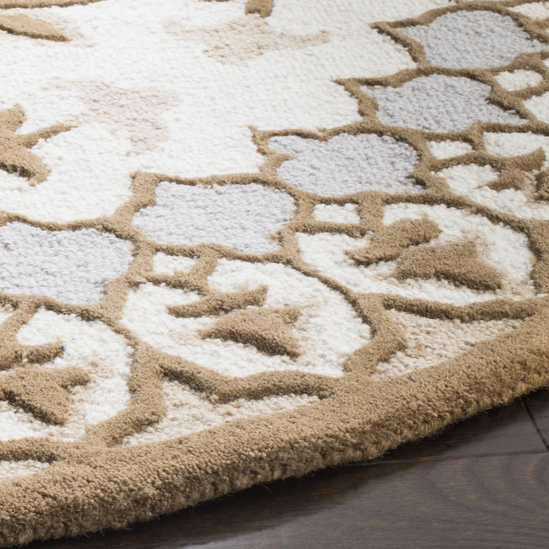 SAFAVIEH Handmade Bellagio Ronak Modern Oriental Wool Rug