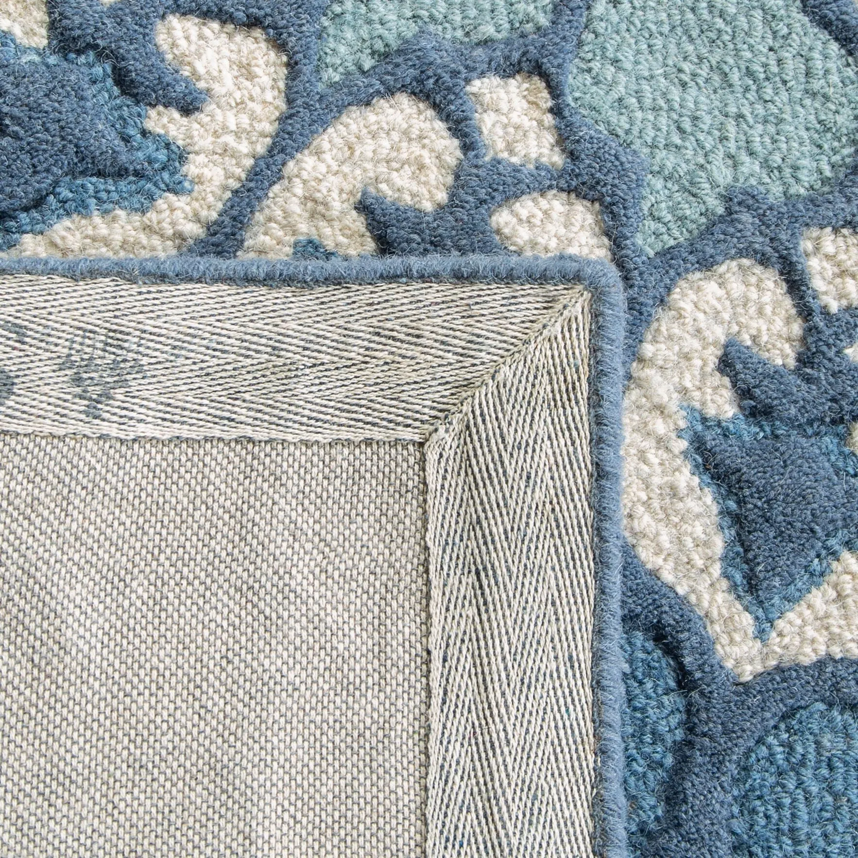 SAFAVIEH Handmade Bellagio Ronak Modern Oriental Wool Rug