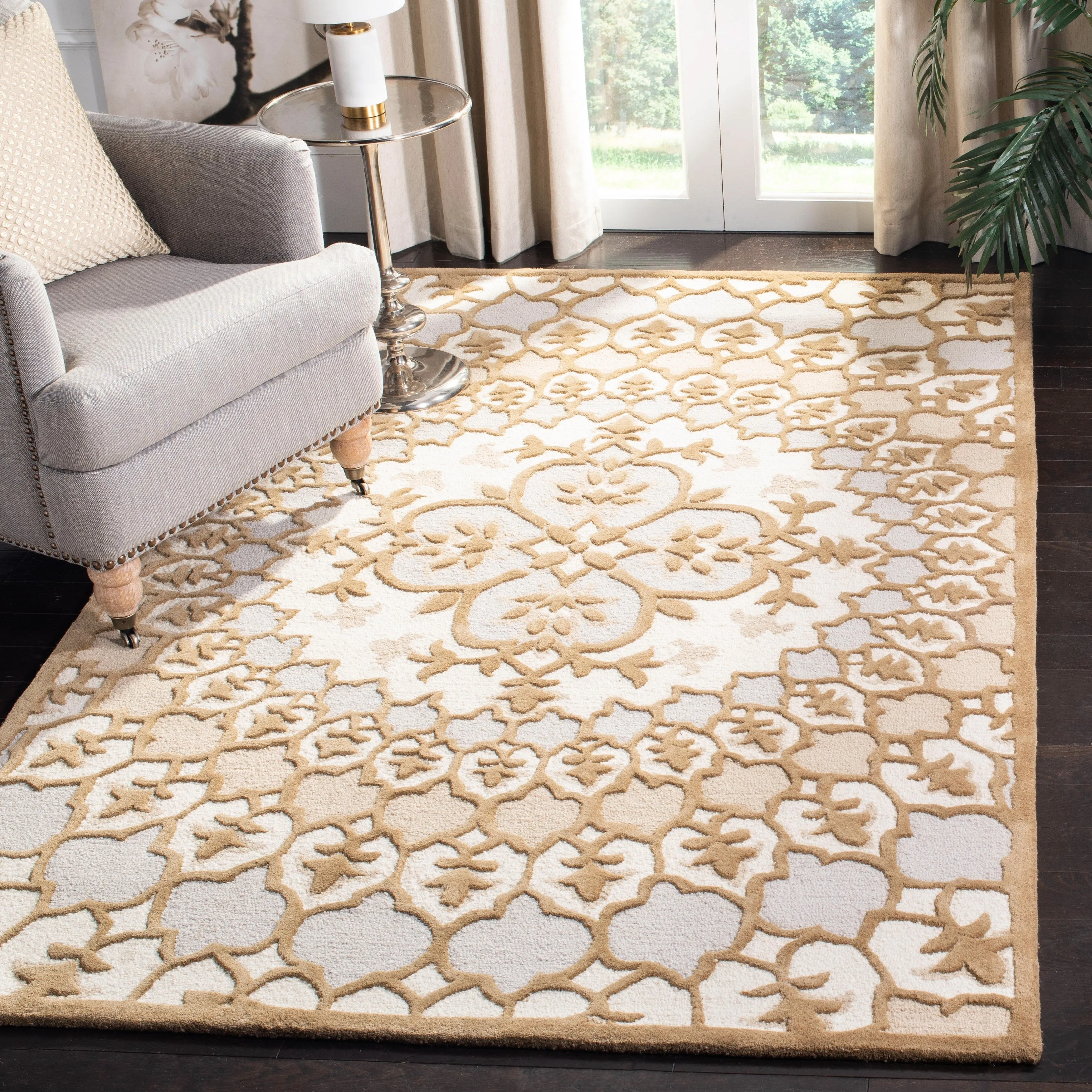 SAFAVIEH Handmade Bellagio Ronak Modern Oriental Wool Rug