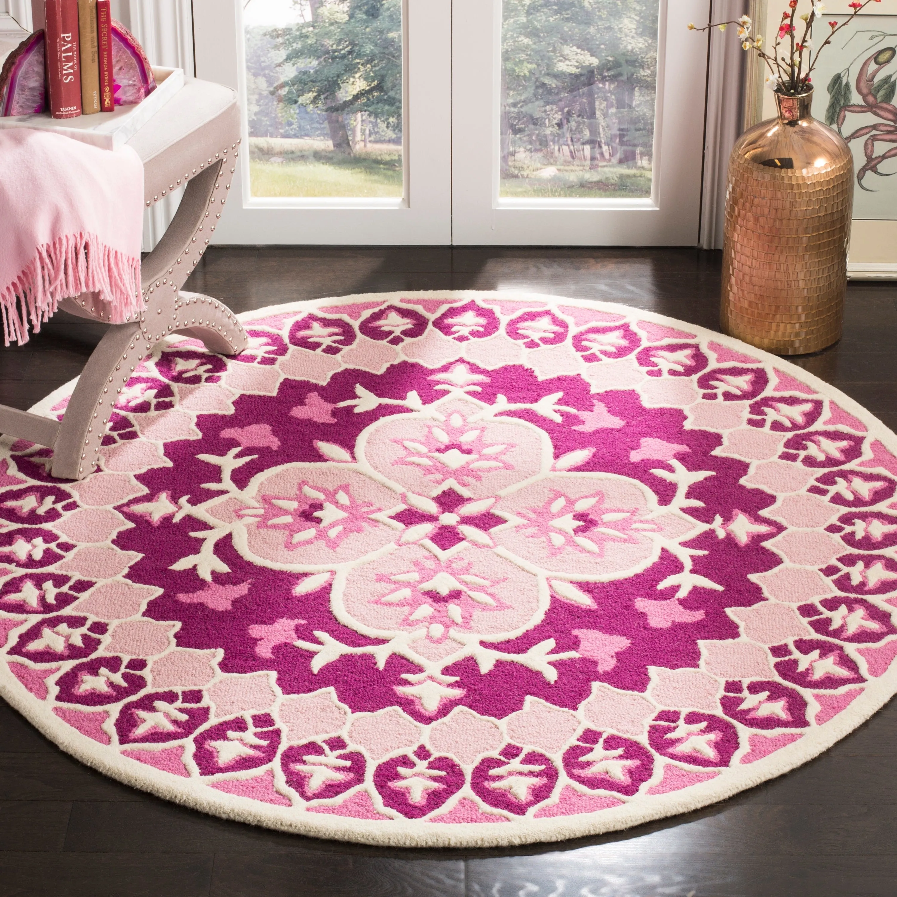 SAFAVIEH Handmade Bellagio Ronak Modern Oriental Wool Rug