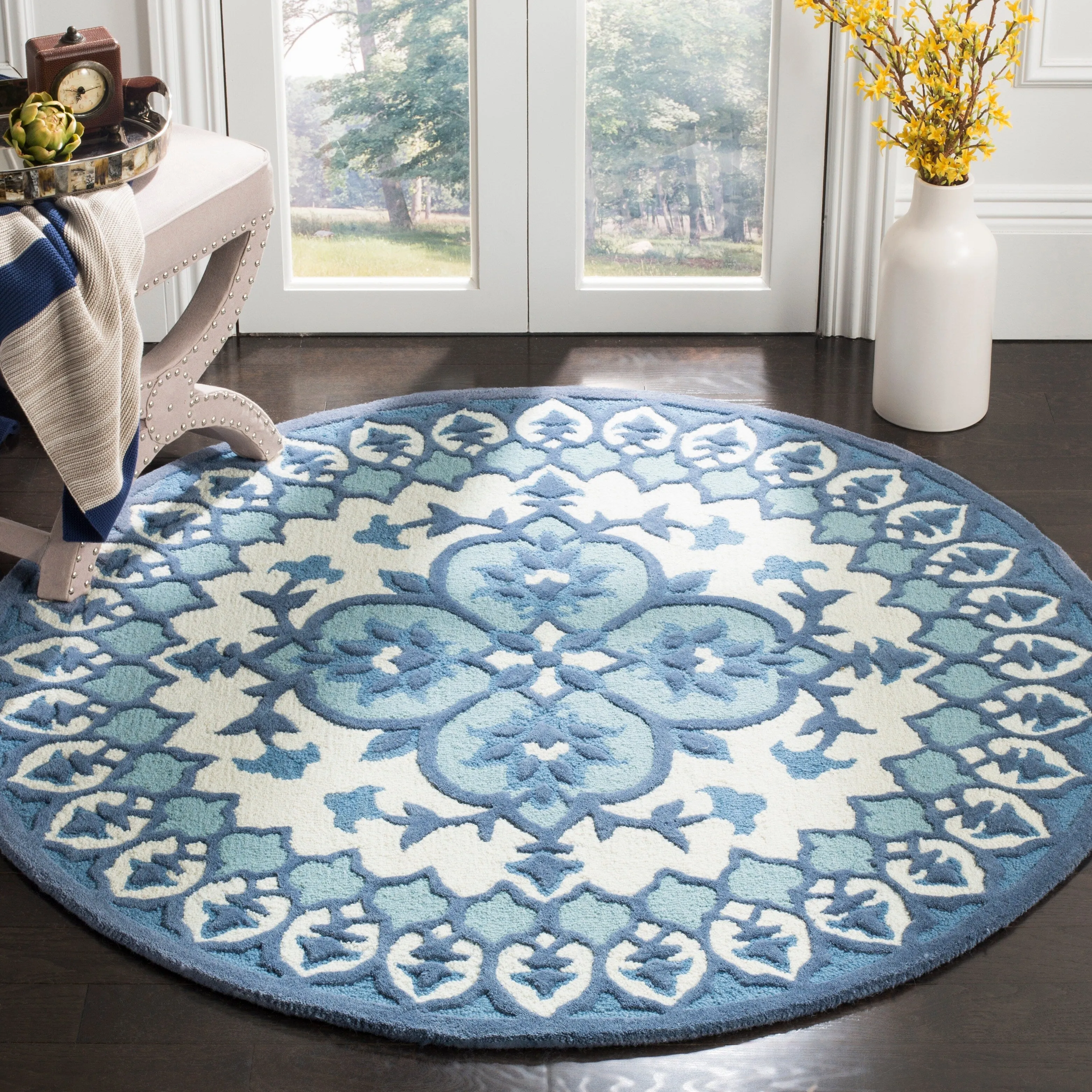 SAFAVIEH Handmade Bellagio Ronak Modern Oriental Wool Rug