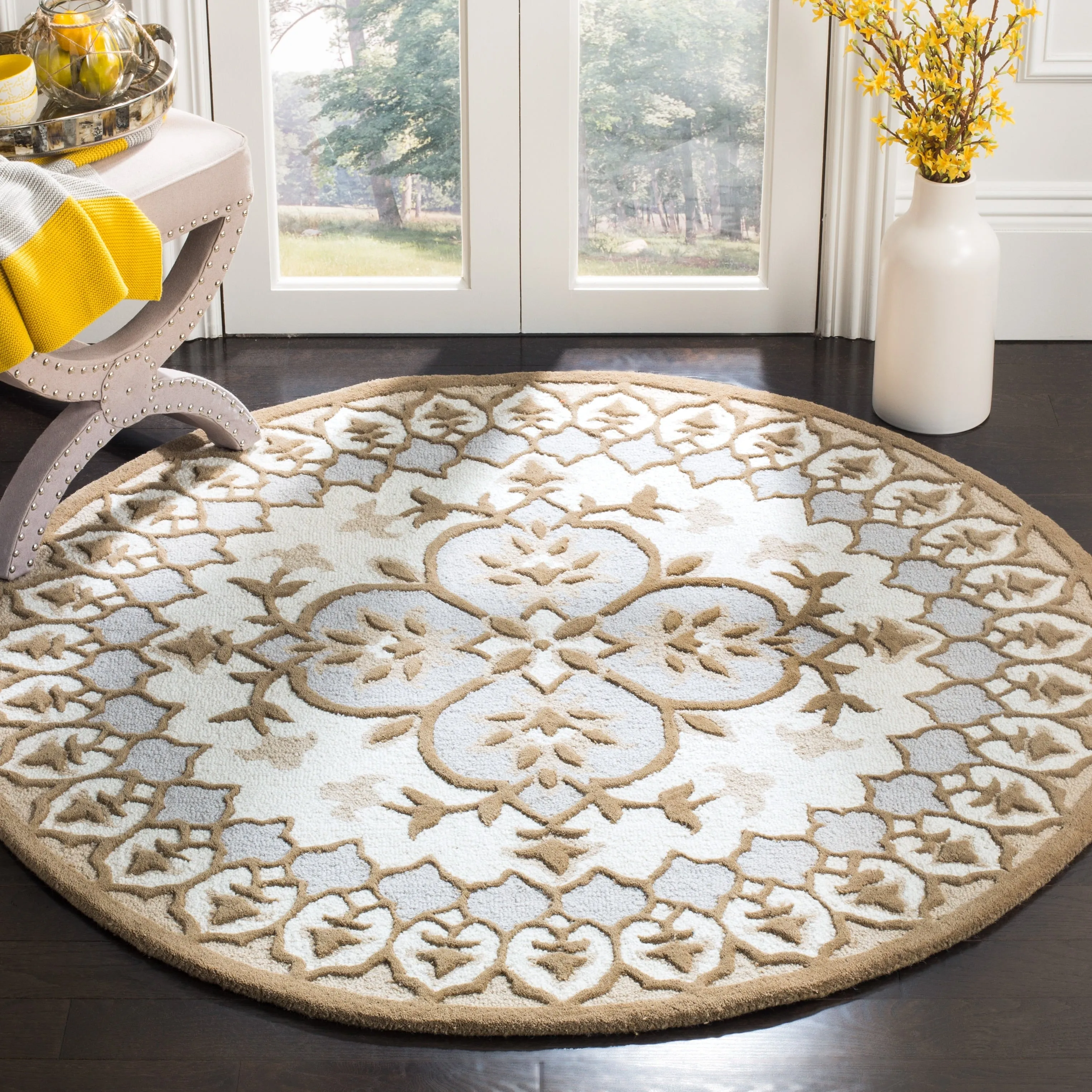 SAFAVIEH Handmade Bellagio Ronak Modern Oriental Wool Rug