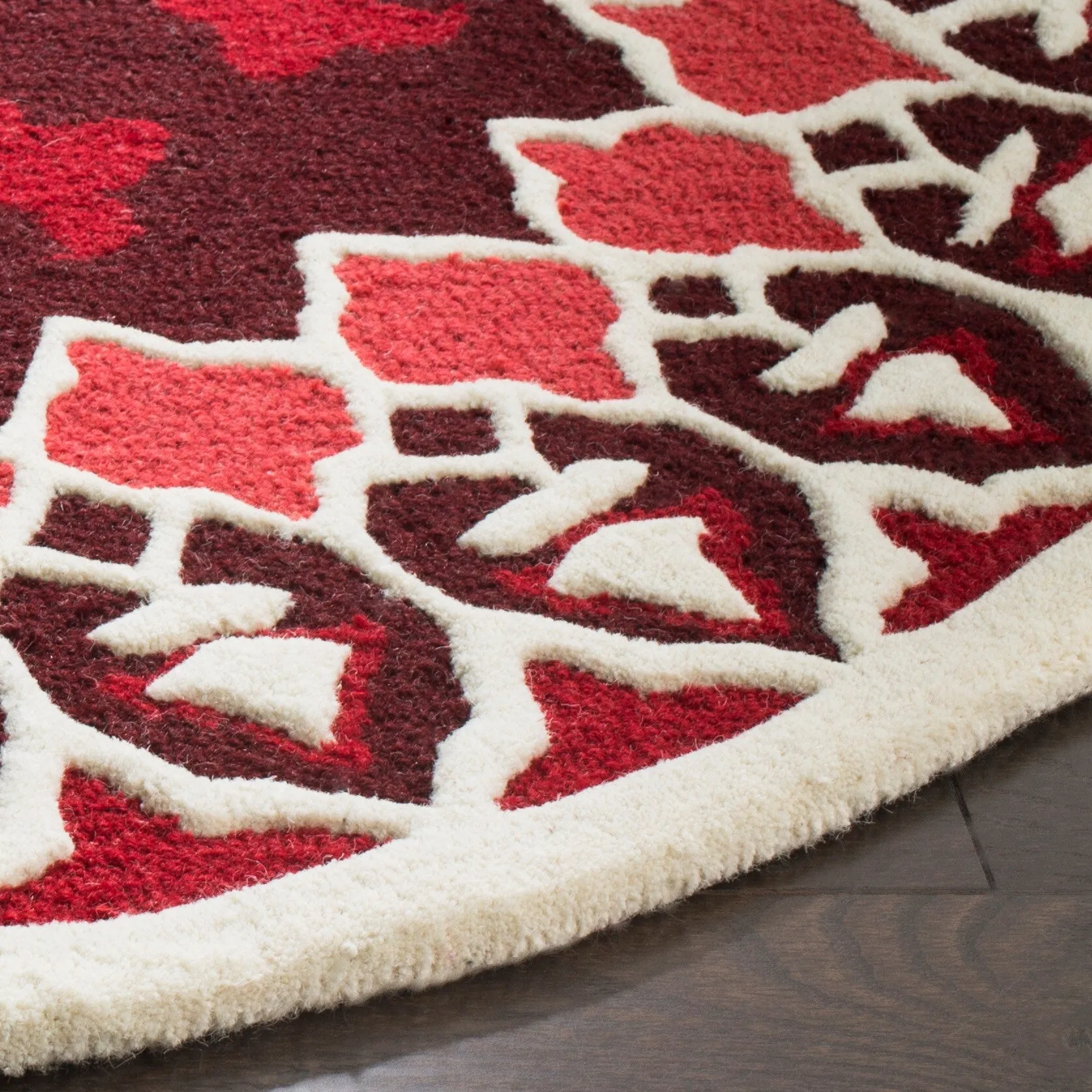 SAFAVIEH Handmade Bellagio Ronak Modern Oriental Wool Rug