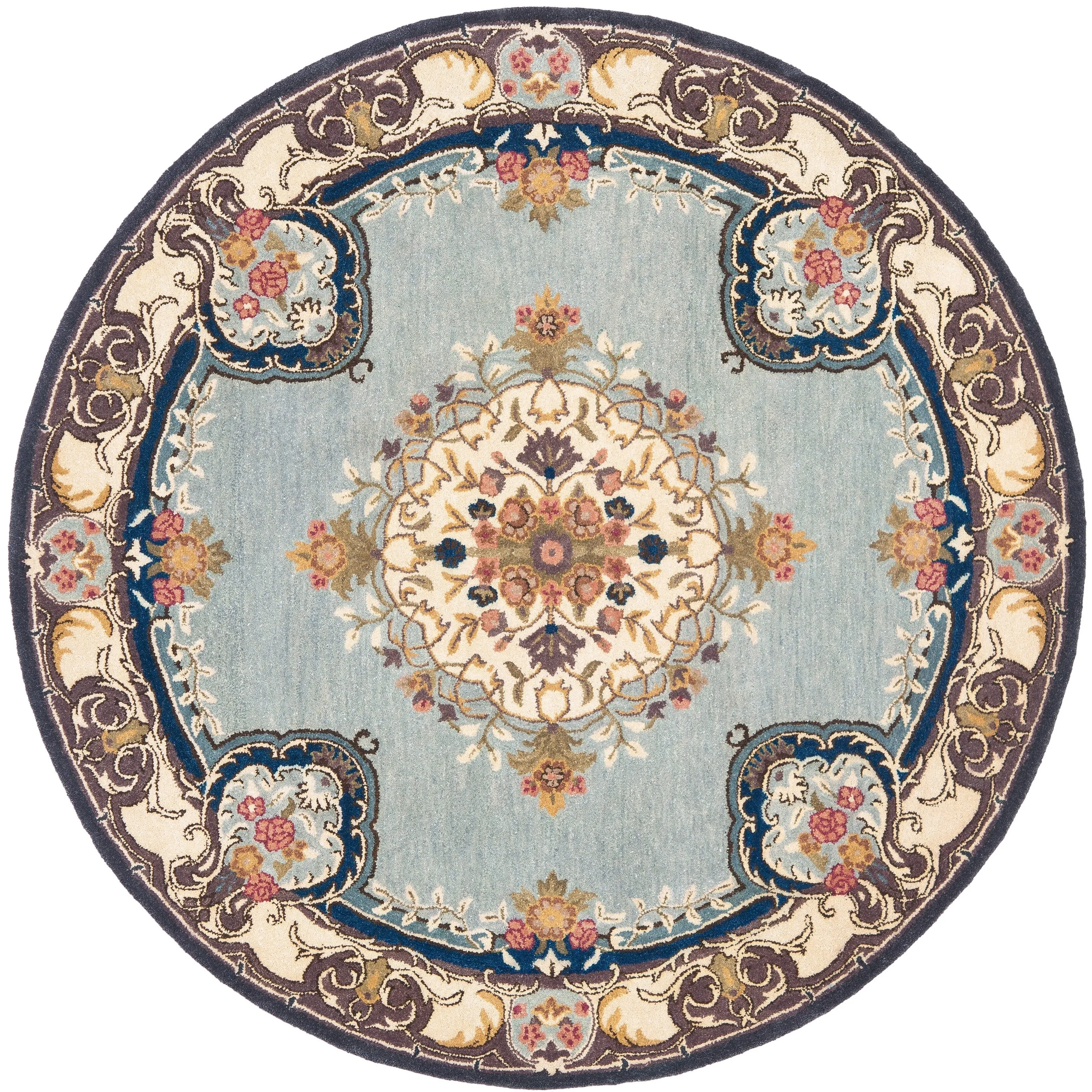 SAFAVIEH Handmade Bergama Gundel Oriental Hand-spun Wool Rug