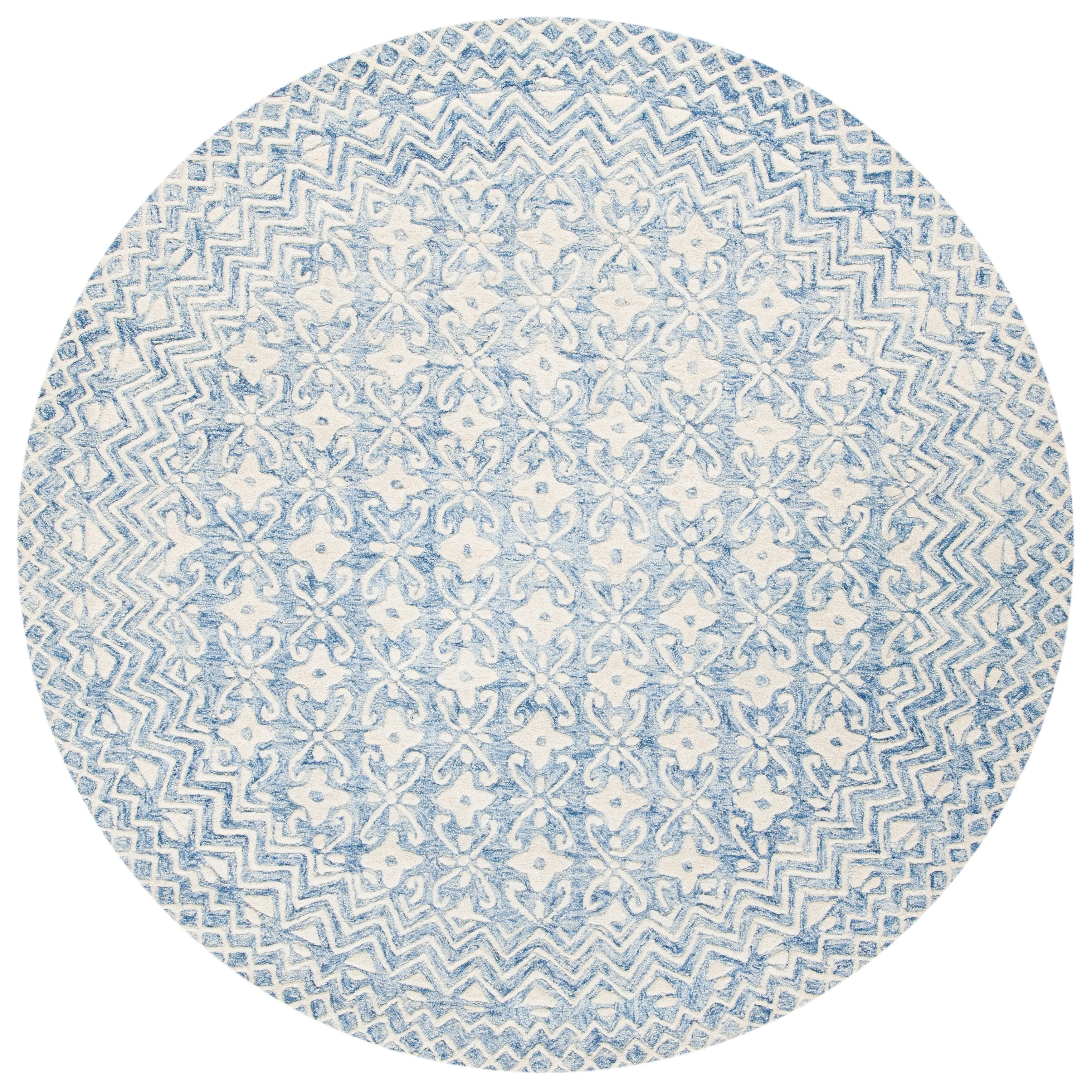 SAFAVIEH Handmade Blossom Barbara Modern Floral Wool Rug