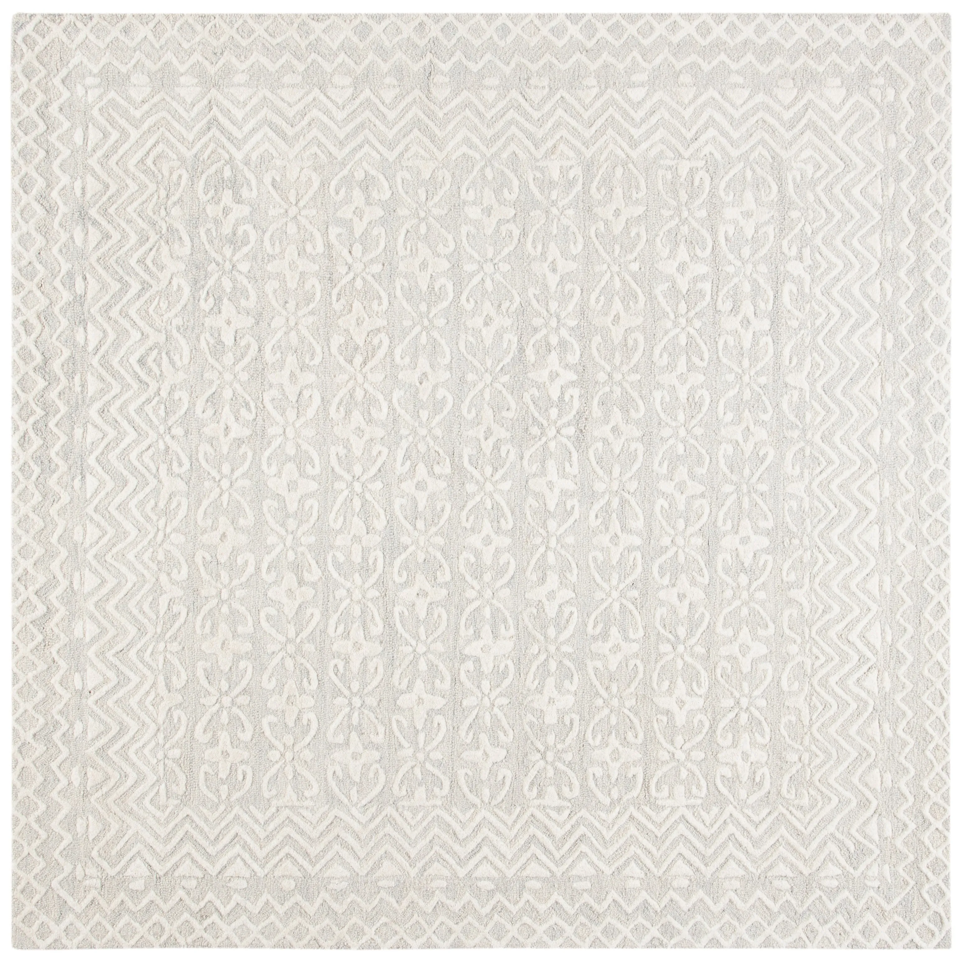SAFAVIEH Handmade Blossom Barbara Modern Floral Wool Rug