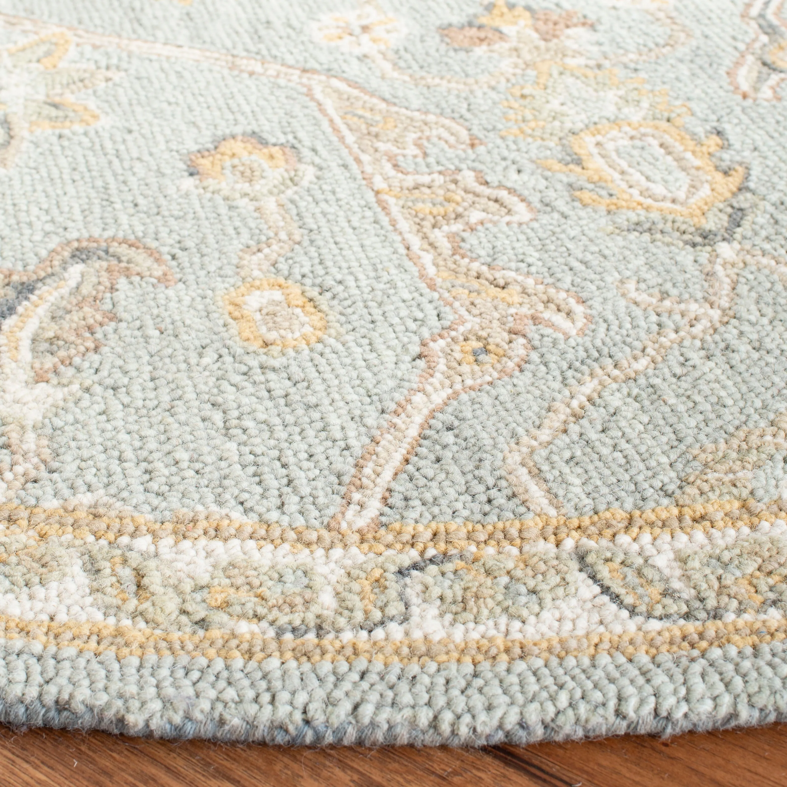 SAFAVIEH Handmade Blossom Eefke Modern Floral Wool Rug