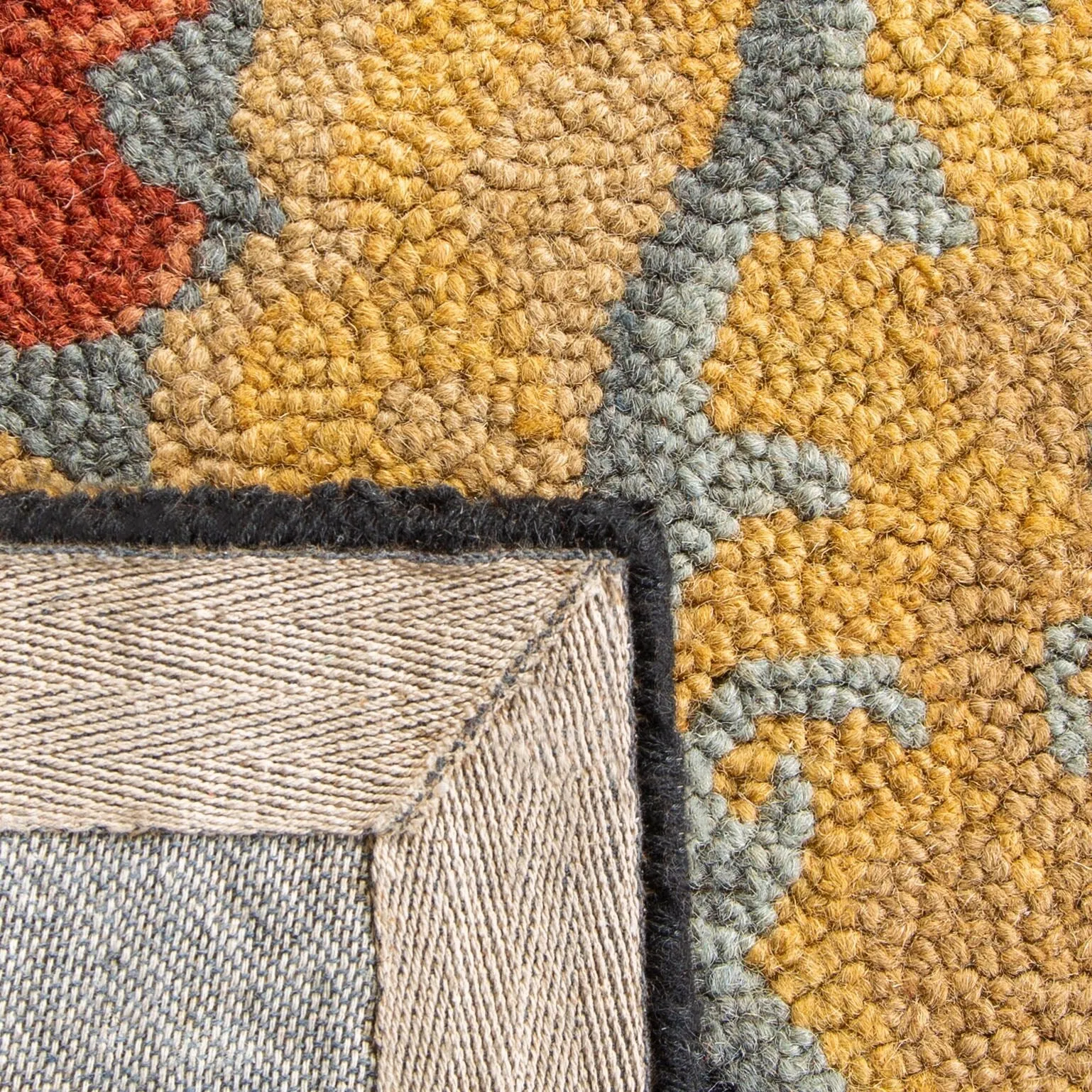 SAFAVIEH Handmade Blossom Elene Modern Floral Wool Rug