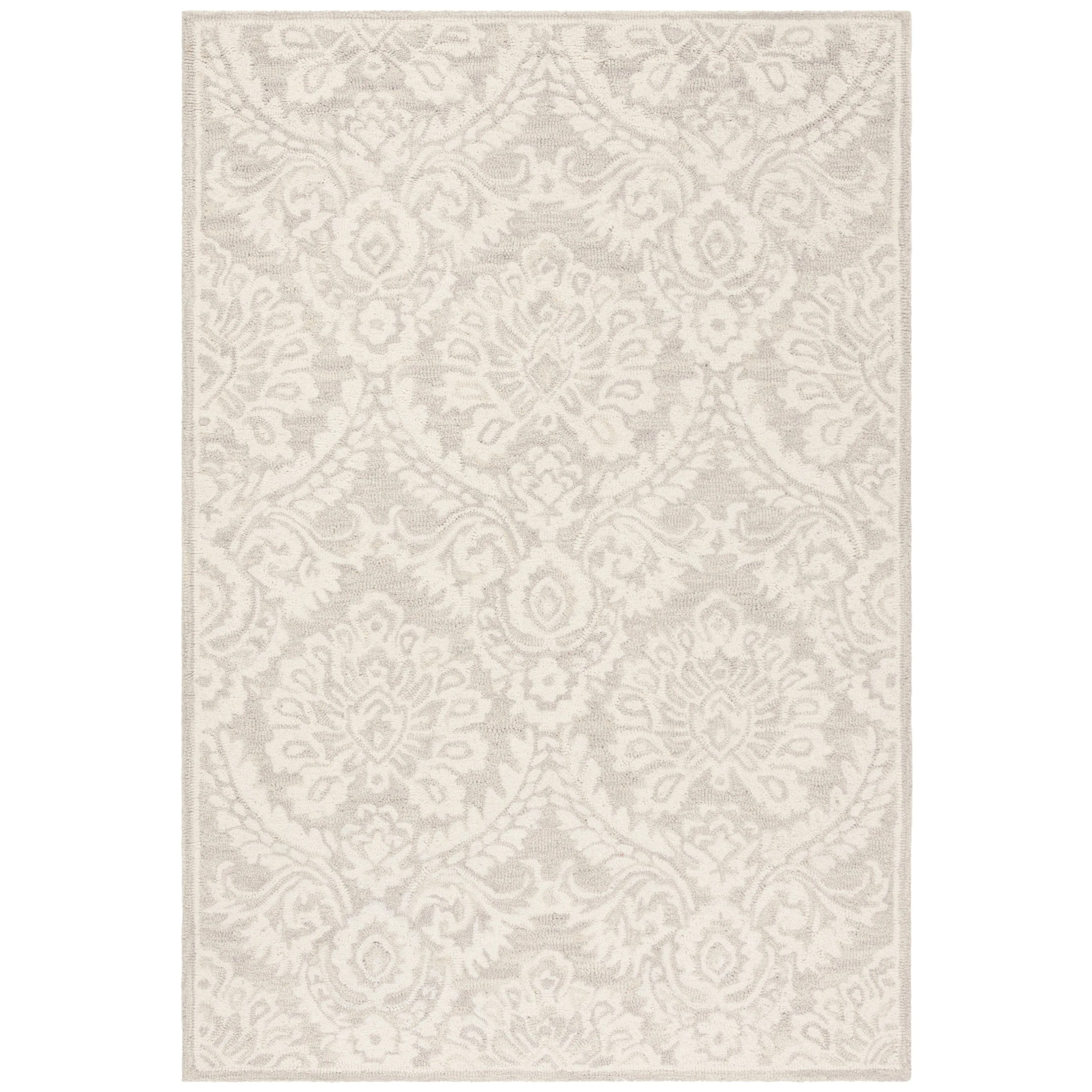 SAFAVIEH Handmade Blossom Esta Modern Floral Wool Rug