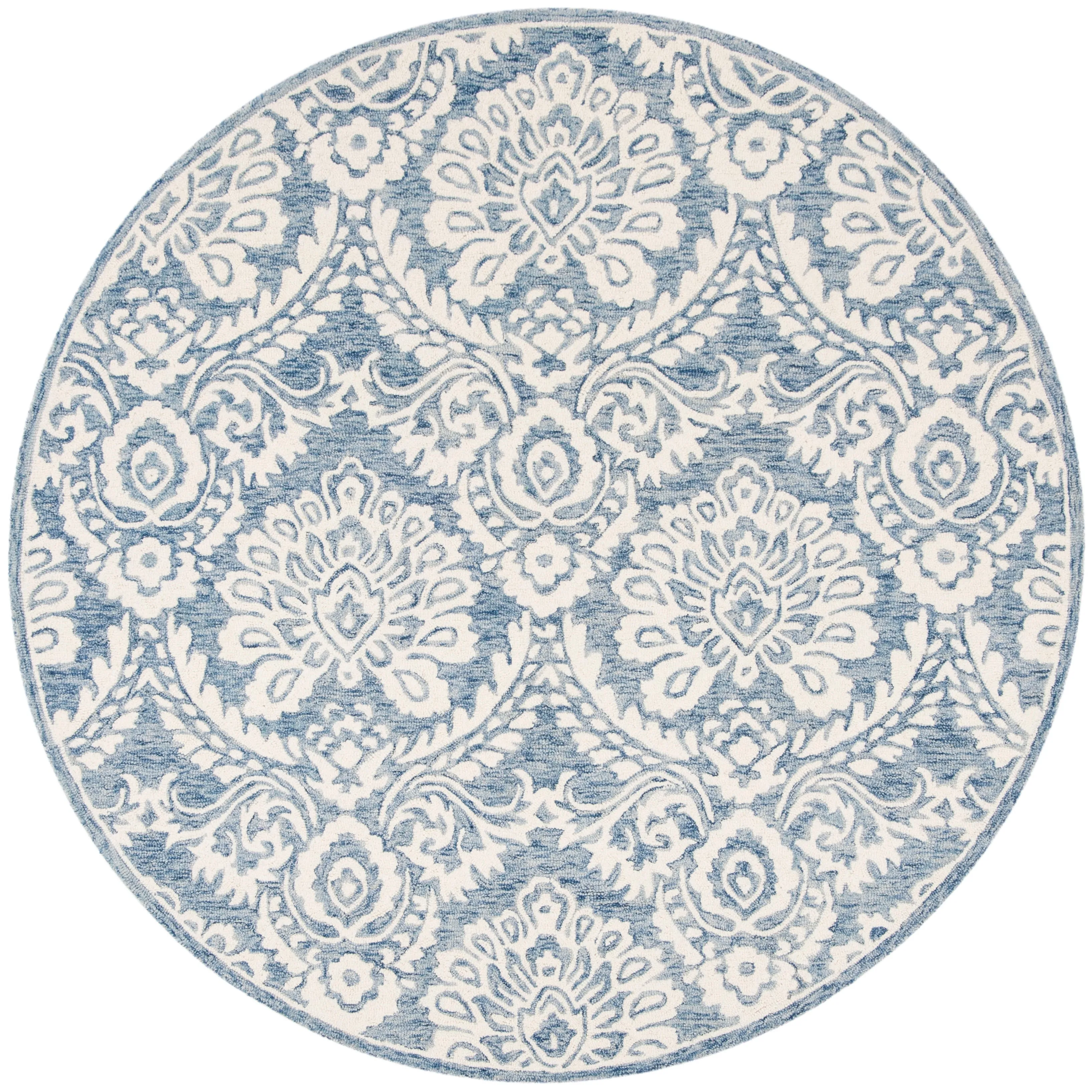 SAFAVIEH Handmade Blossom Esta Modern Floral Wool Rug