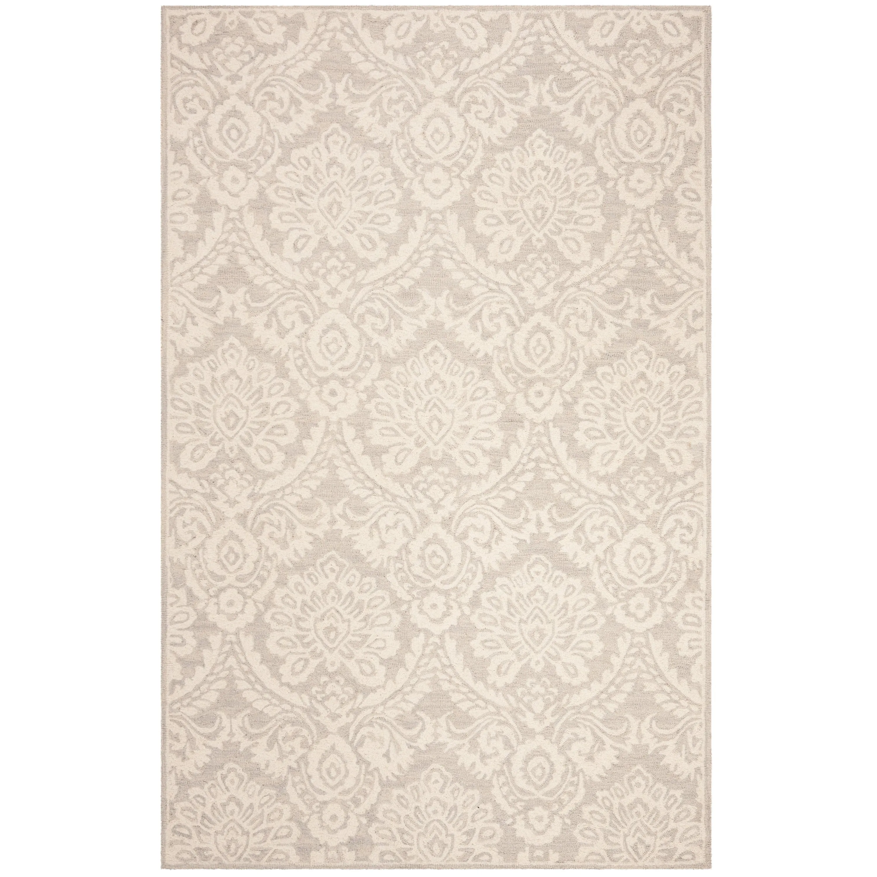 SAFAVIEH Handmade Blossom Esta Modern Floral Wool Rug