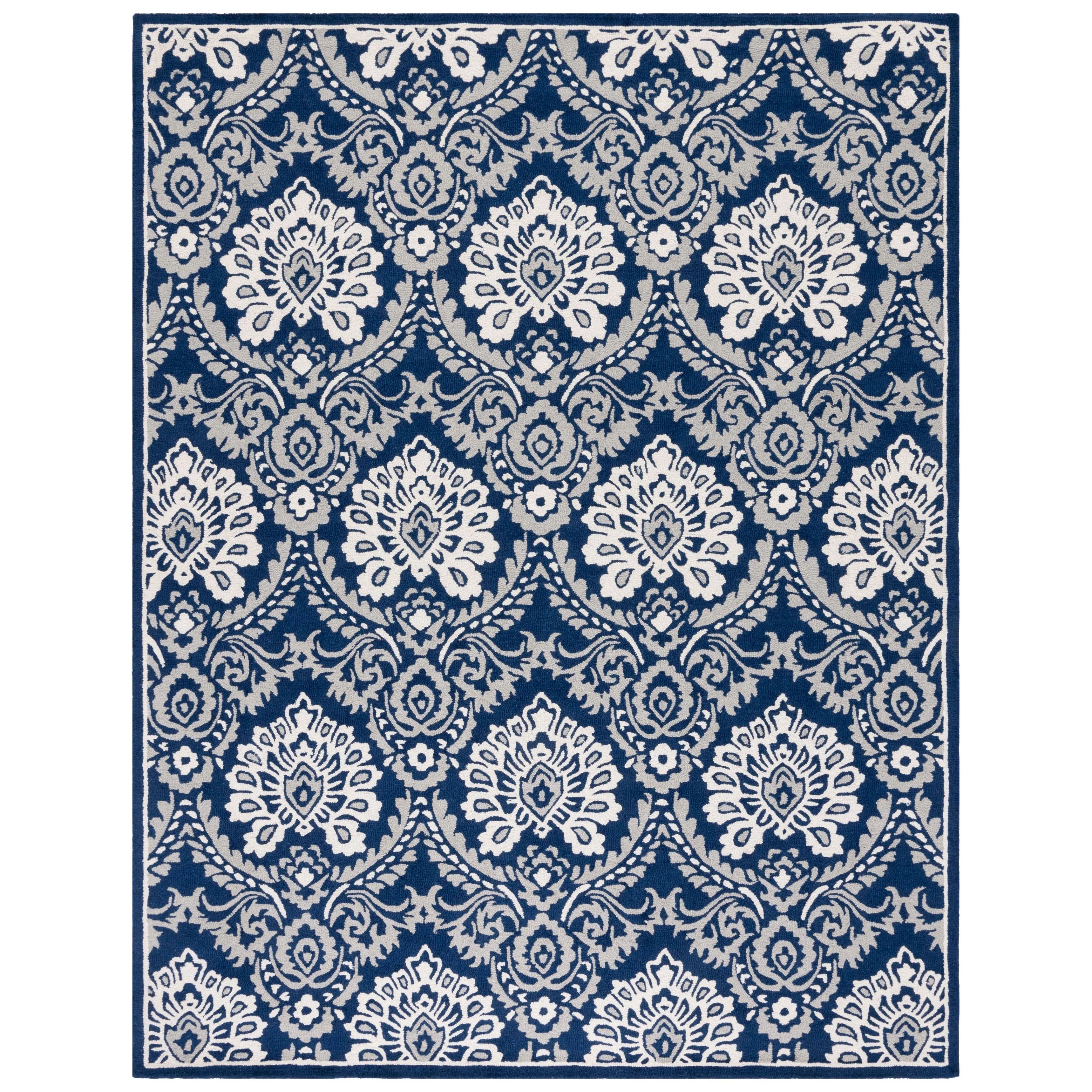 SAFAVIEH Handmade Blossom Esta Modern Floral Wool Rug