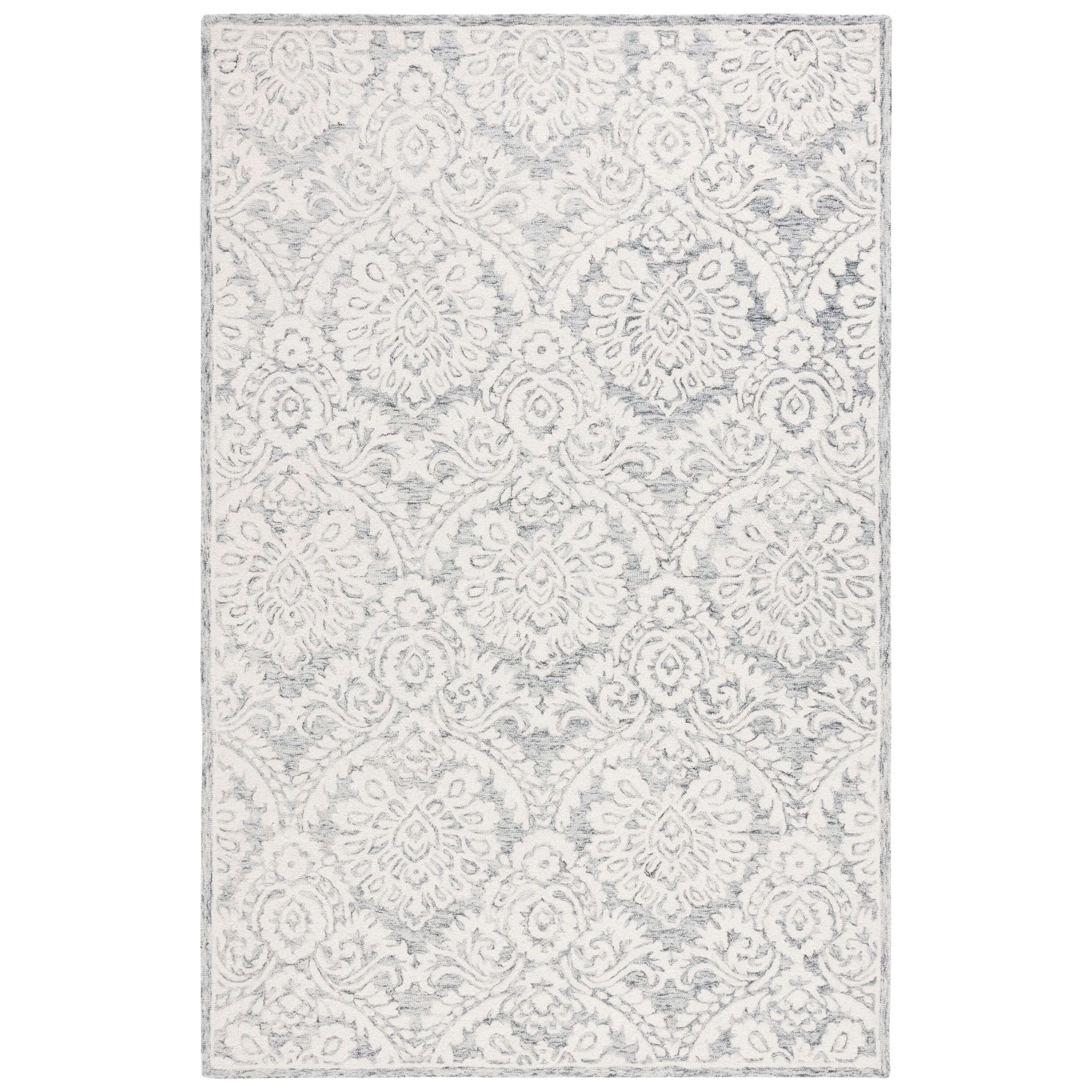 SAFAVIEH Handmade Blossom Esta Modern Floral Wool Rug