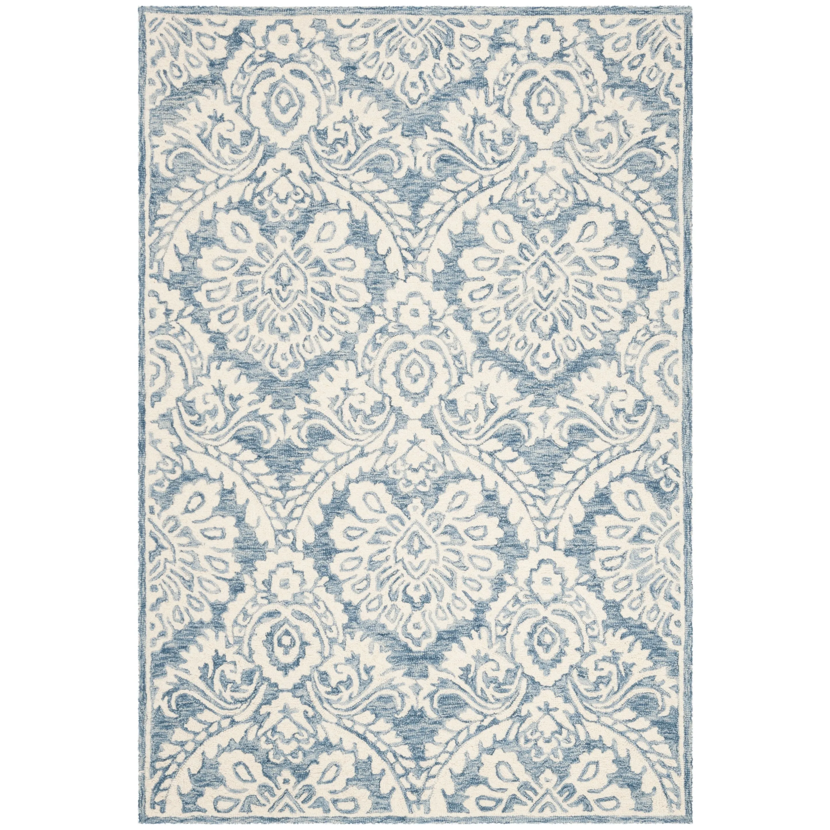 SAFAVIEH Handmade Blossom Esta Modern Floral Wool Rug