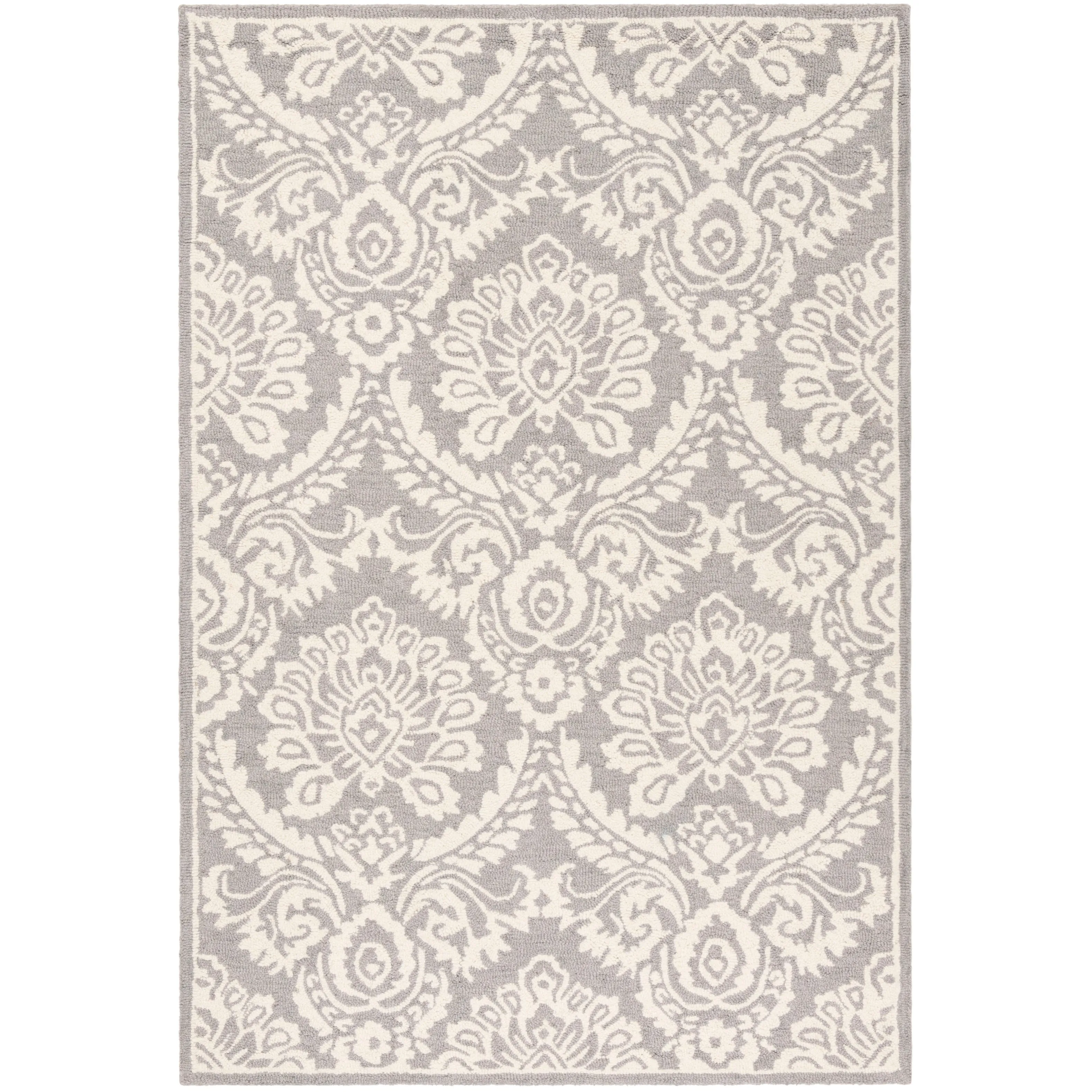 SAFAVIEH Handmade Blossom Esta Modern Floral Wool Rug