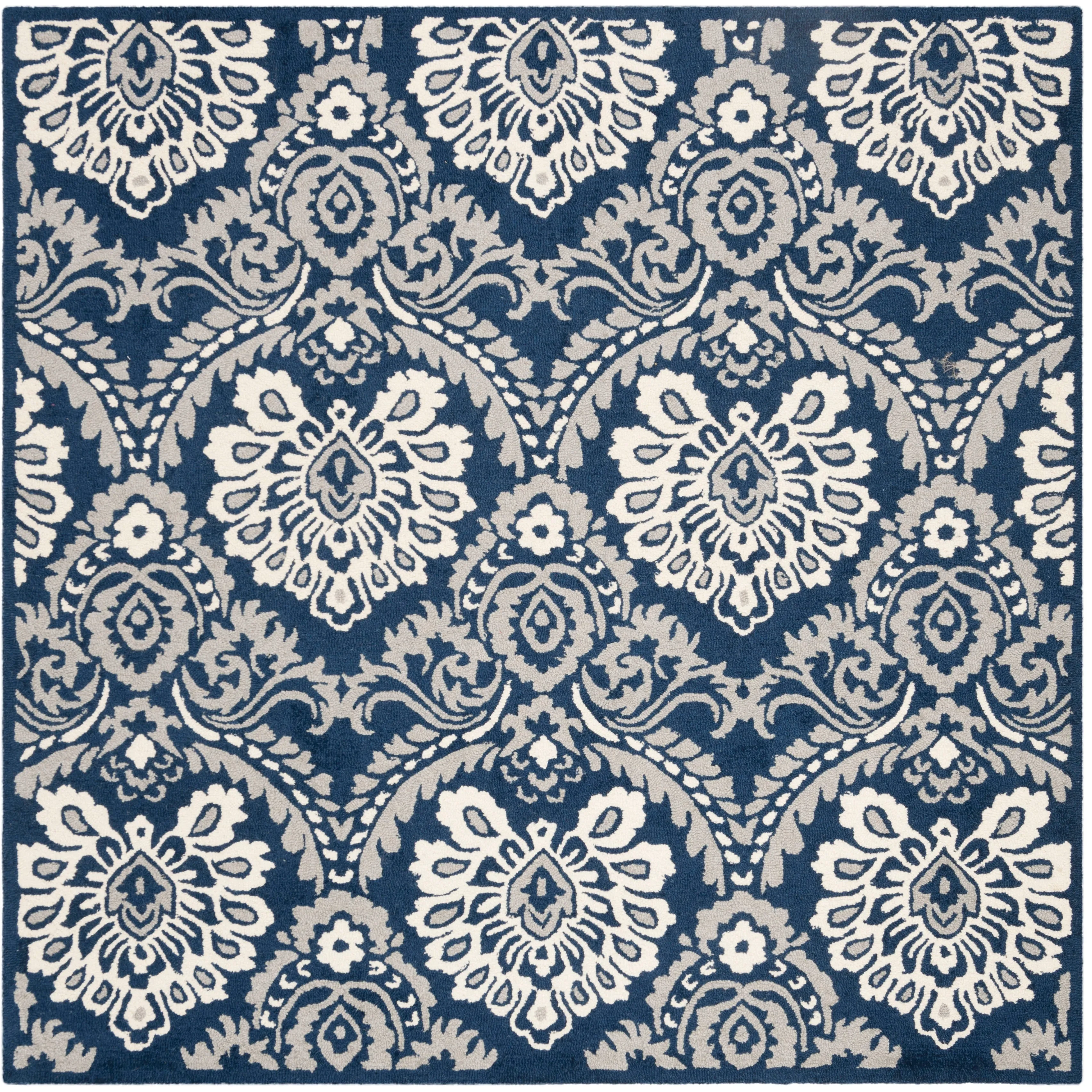 SAFAVIEH Handmade Blossom Esta Modern Floral Wool Rug