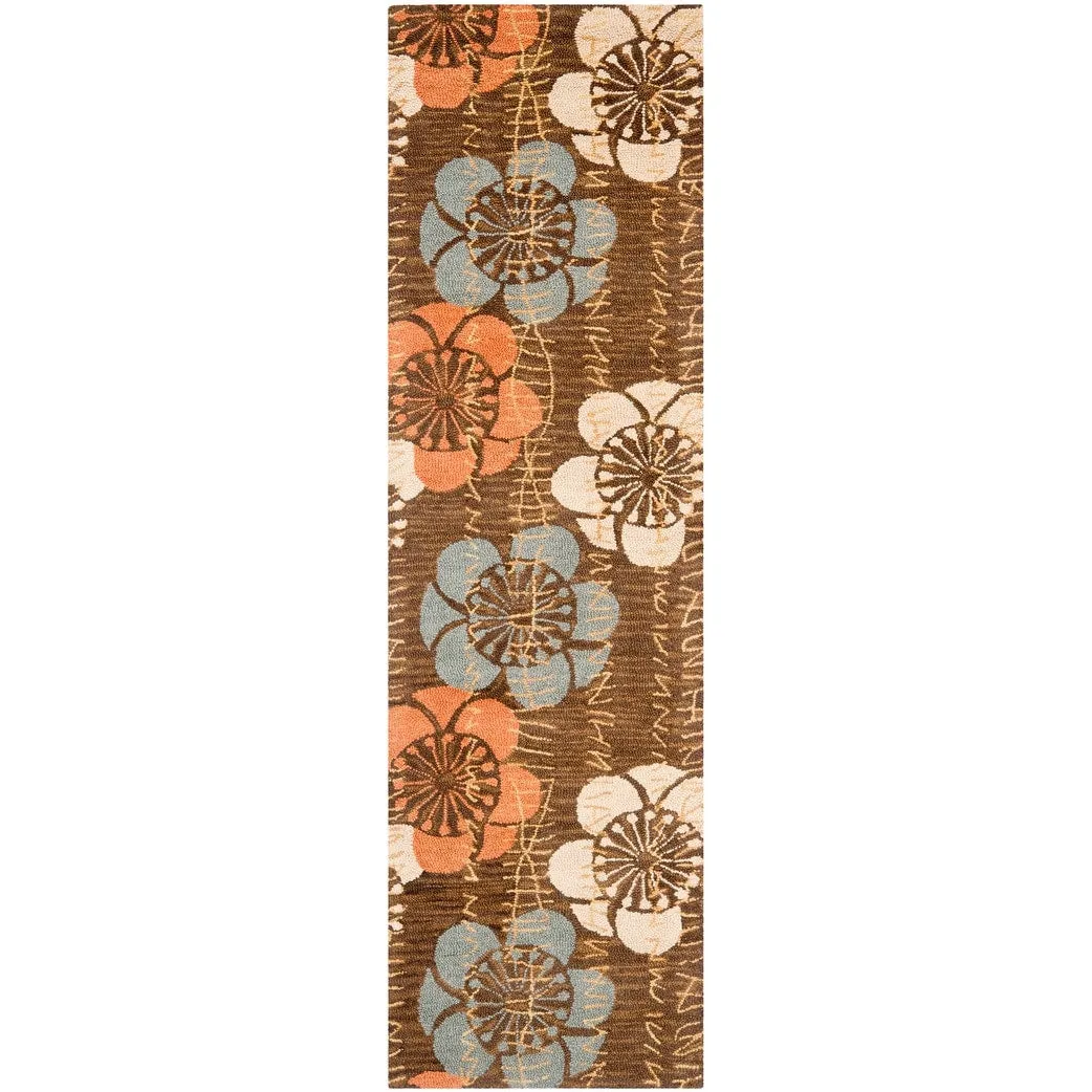 SAFAVIEH Handmade Blossom Gennadij Modern Floral Wool Rug