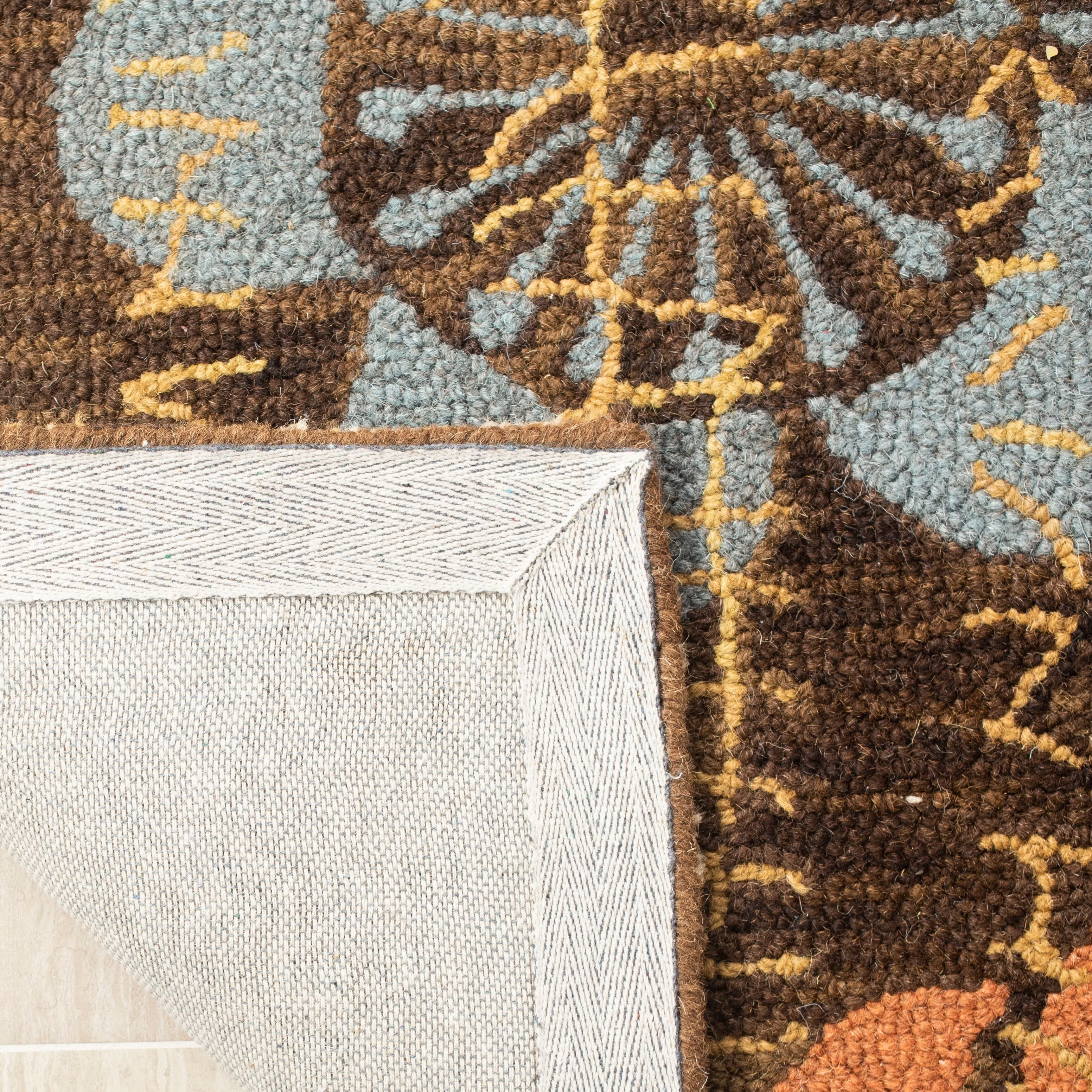SAFAVIEH Handmade Blossom Gennadij Modern Floral Wool Rug