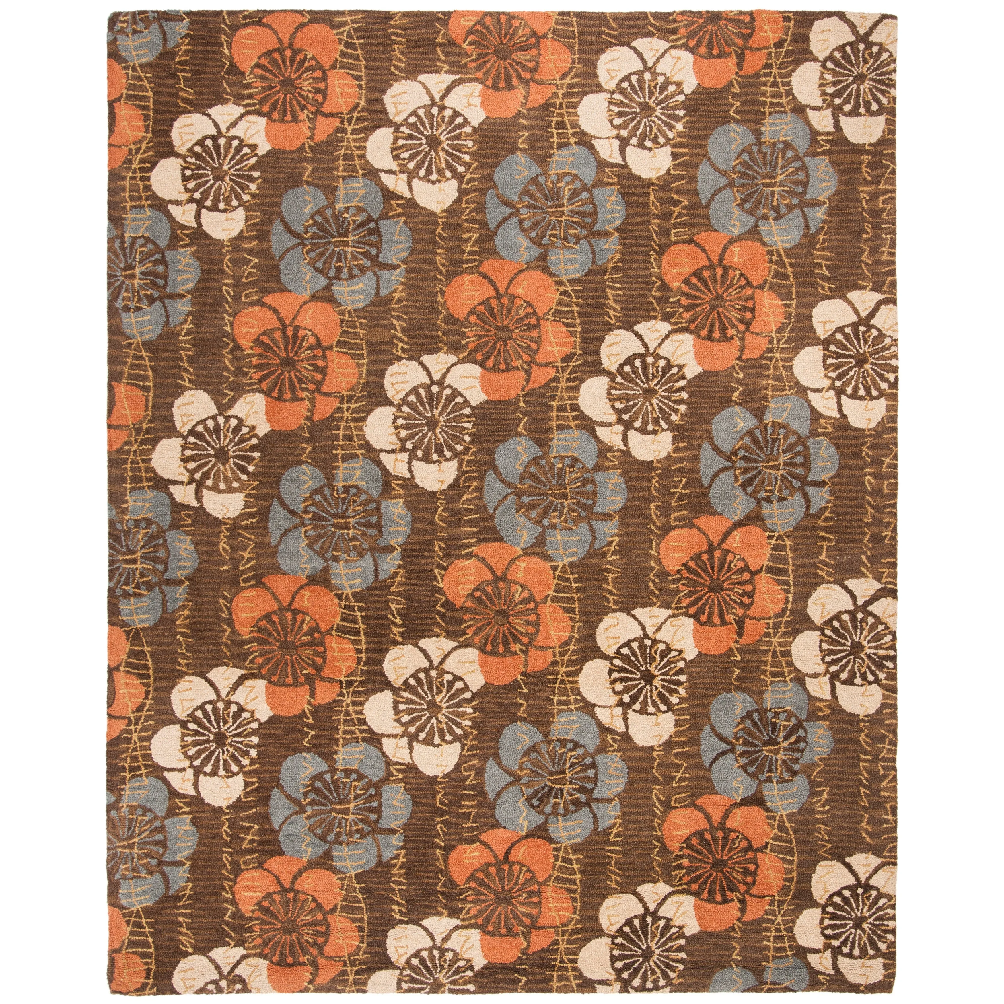 SAFAVIEH Handmade Blossom Gennadij Modern Floral Wool Rug