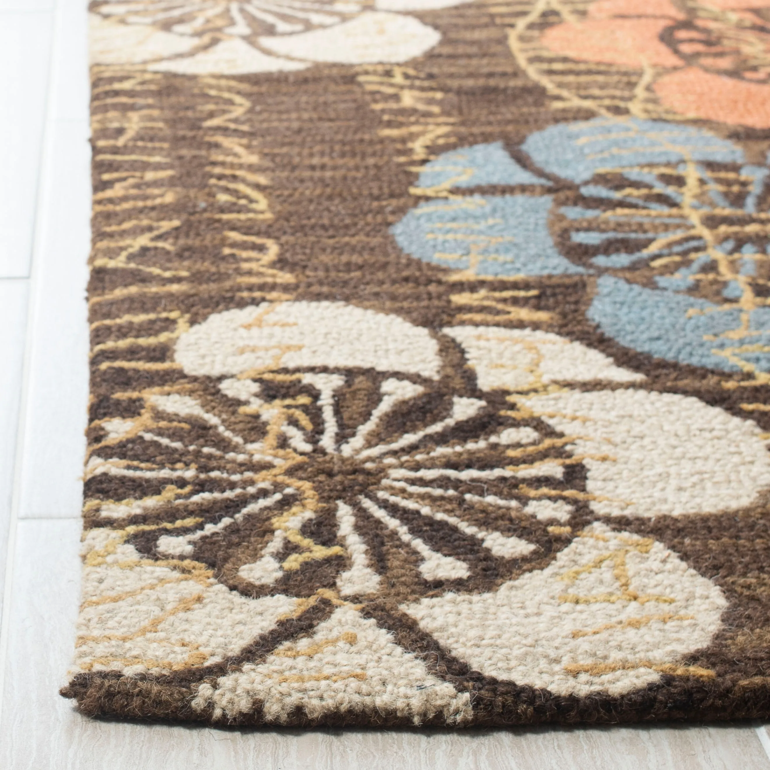 SAFAVIEH Handmade Blossom Gennadij Modern Floral Wool Rug