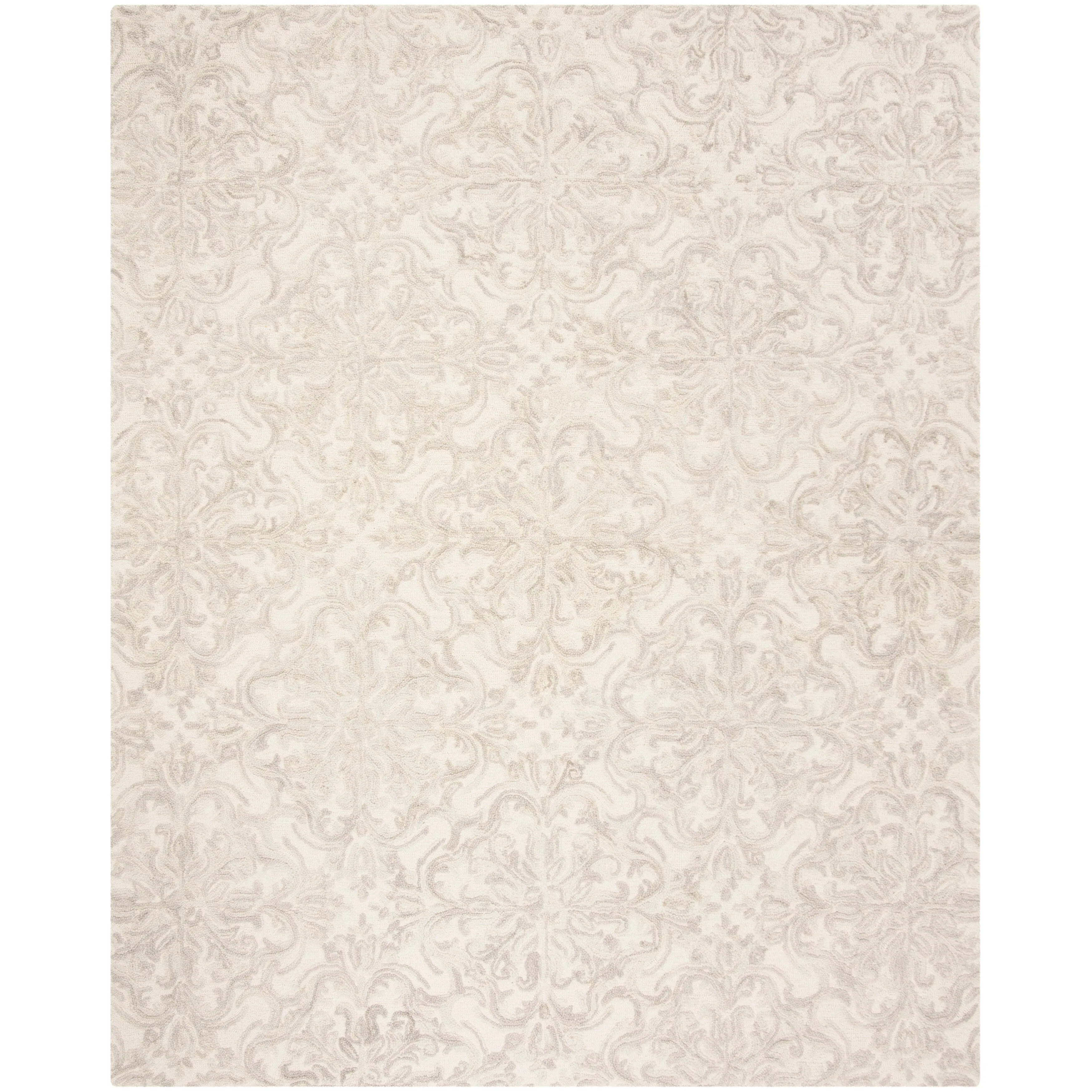 SAFAVIEH Handmade Blossom Gertrida Modern Floral Wool Rug