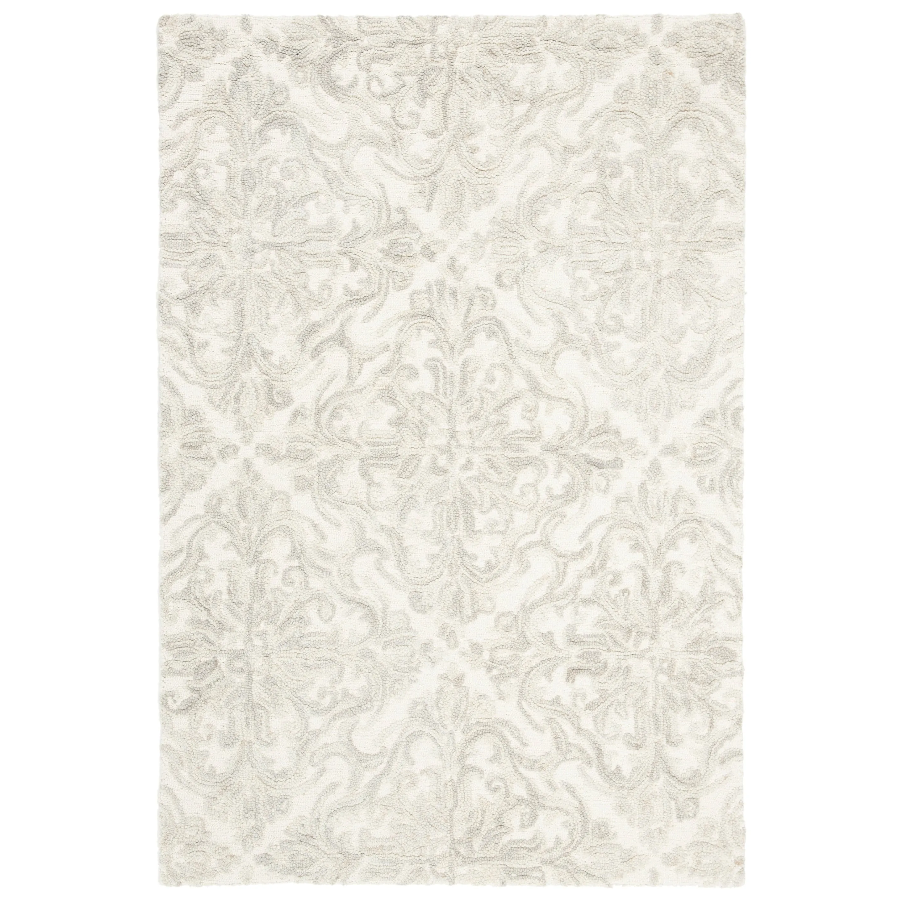 SAFAVIEH Handmade Blossom Gertrida Modern Floral Wool Rug