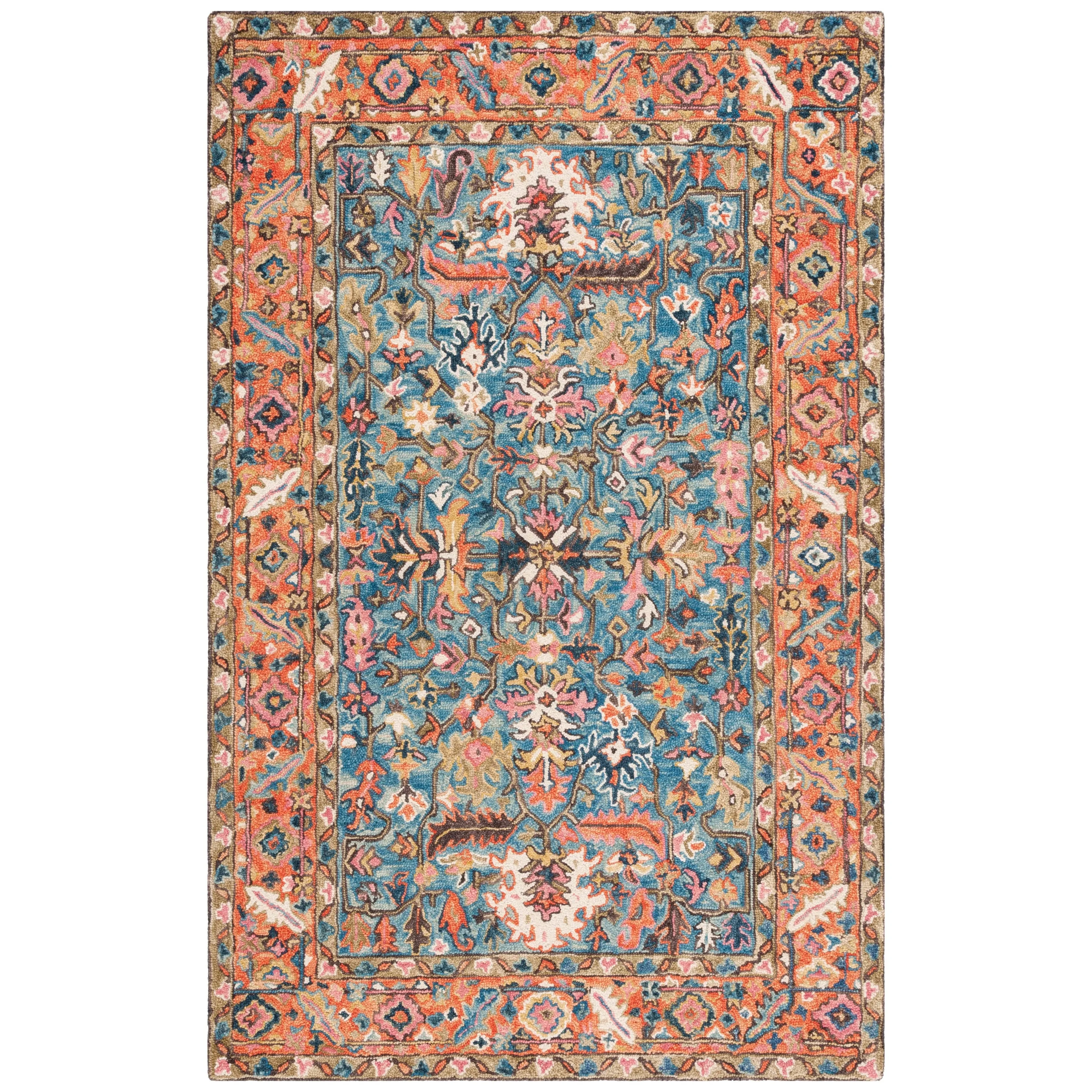 SAFAVIEH Handmade Blossom Milagrosa Floral Wool Rug