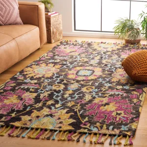 SAFAVIEH Handmade Blossom Veroonika Modern Floral Wool Rug