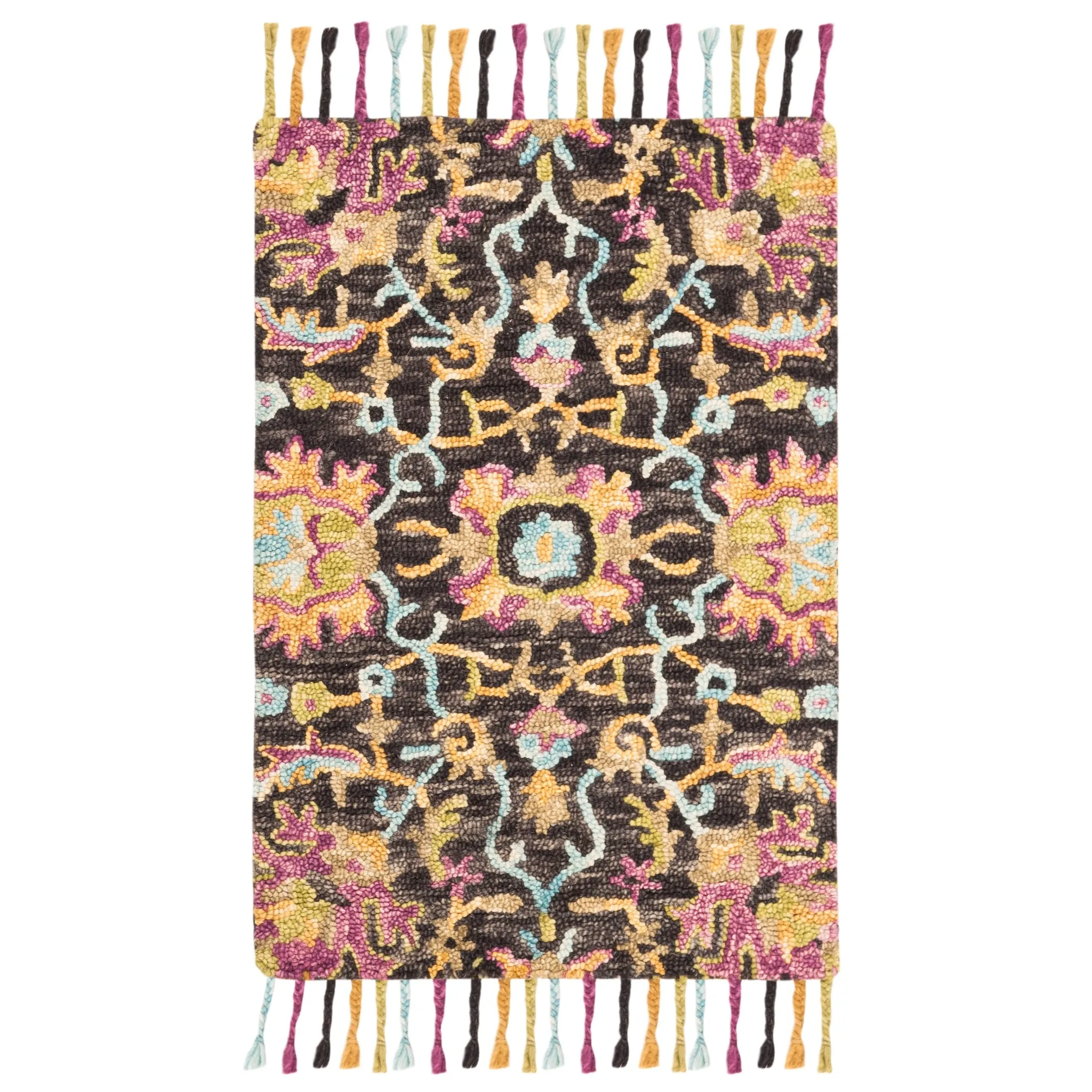 SAFAVIEH Handmade Blossom Veroonika Modern Floral Wool Rug