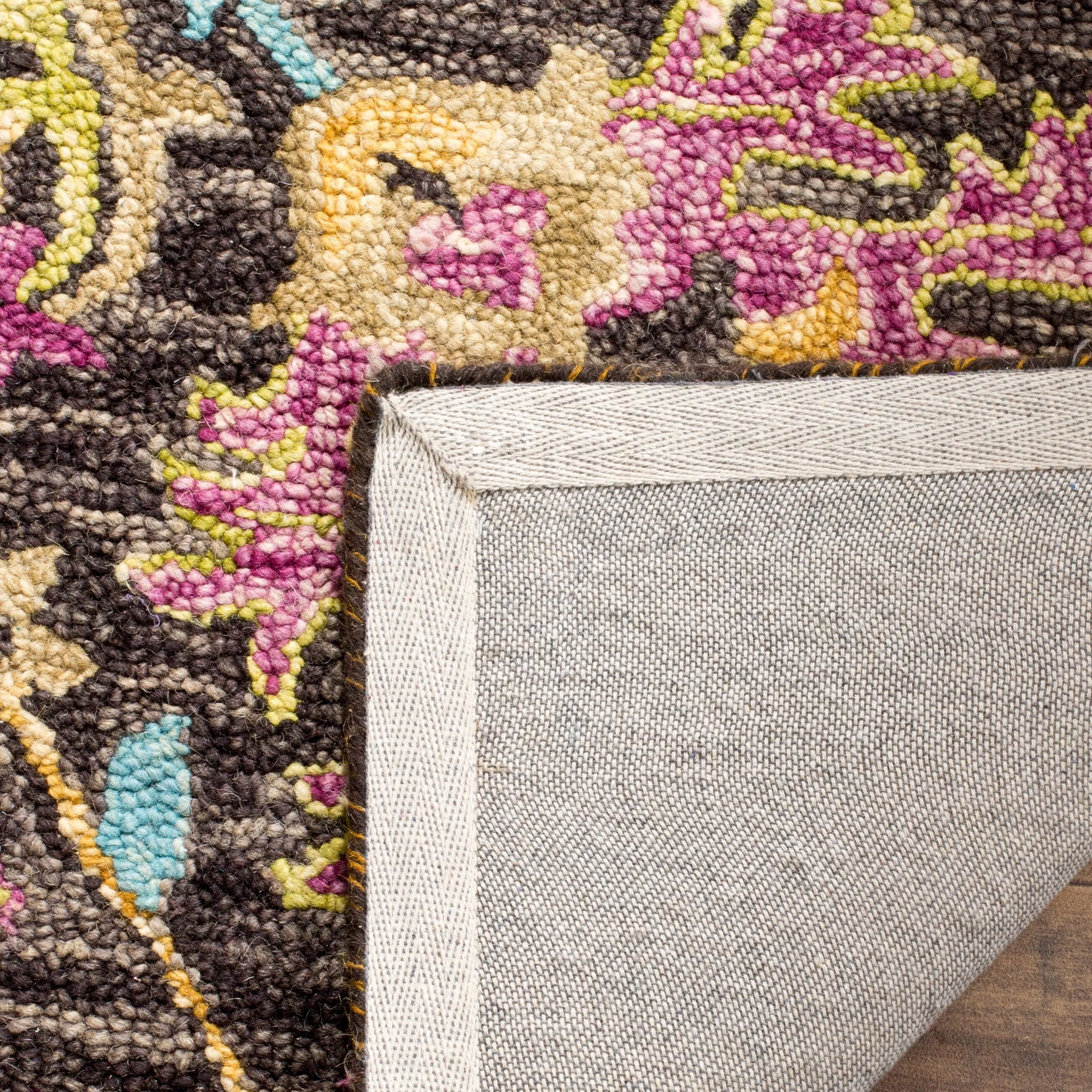 SAFAVIEH Handmade Blossom Veroonika Modern Floral Wool Rug