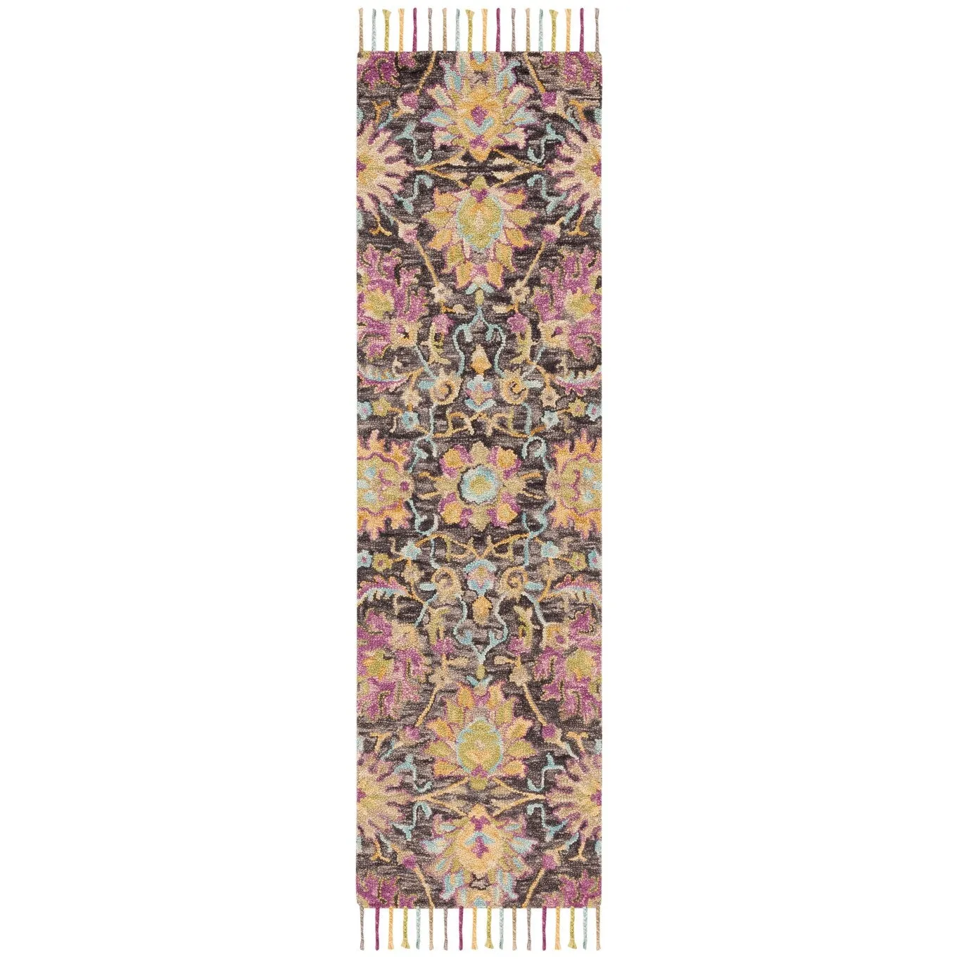 SAFAVIEH Handmade Blossom Veroonika Modern Floral Wool Rug