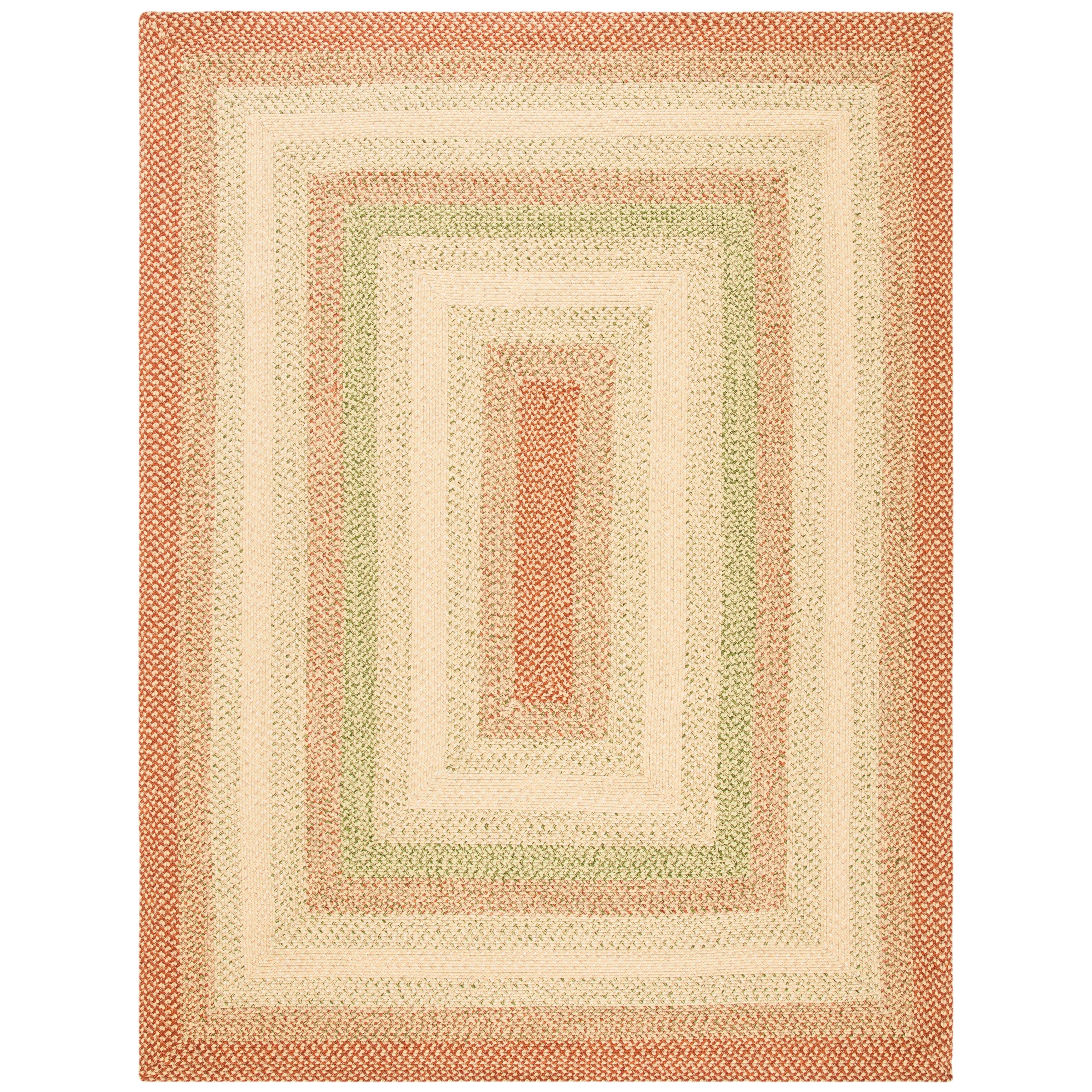 SAFAVIEH. Handmade Braided Adelajde Country Rug