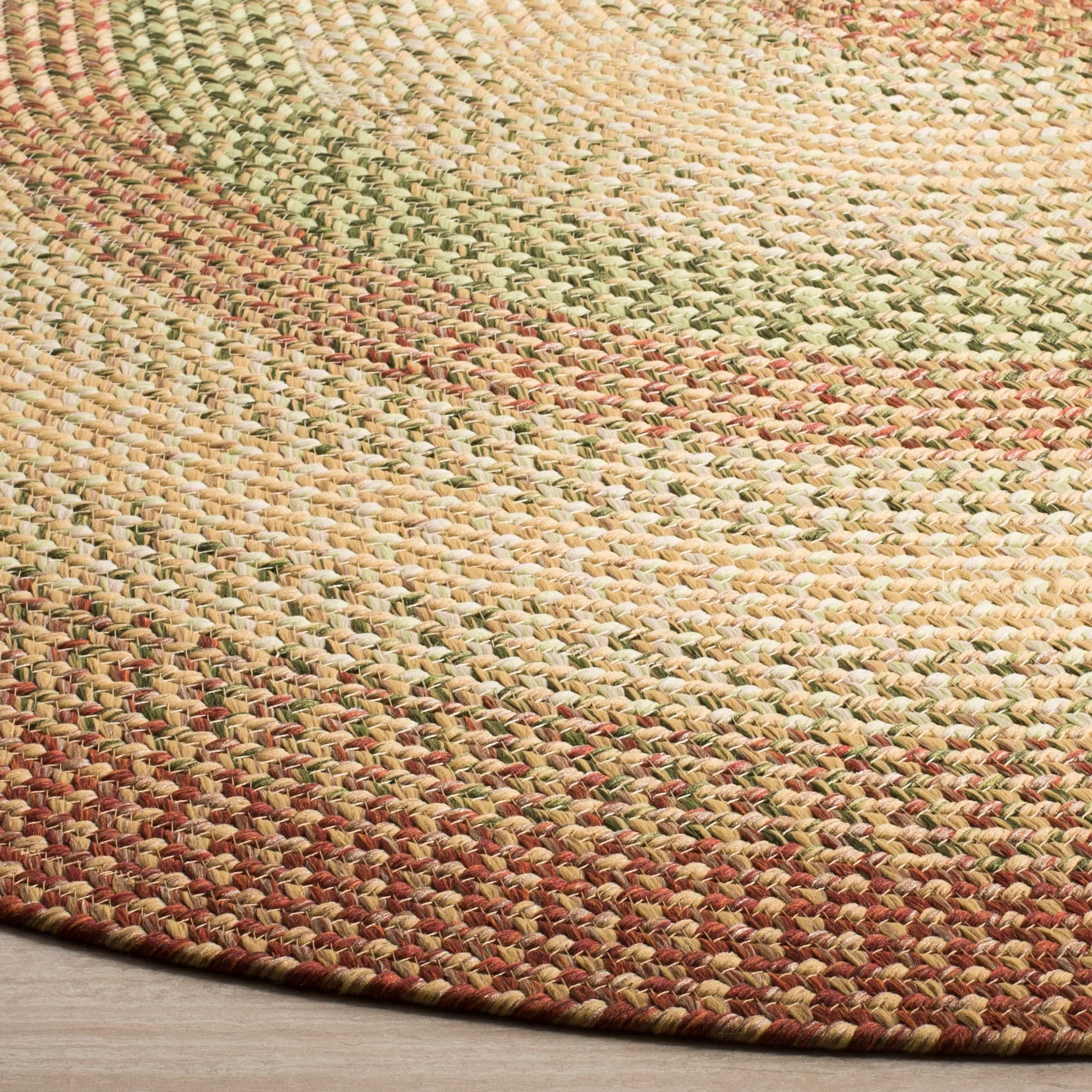 SAFAVIEH. Handmade Braided Adelajde Country Rug