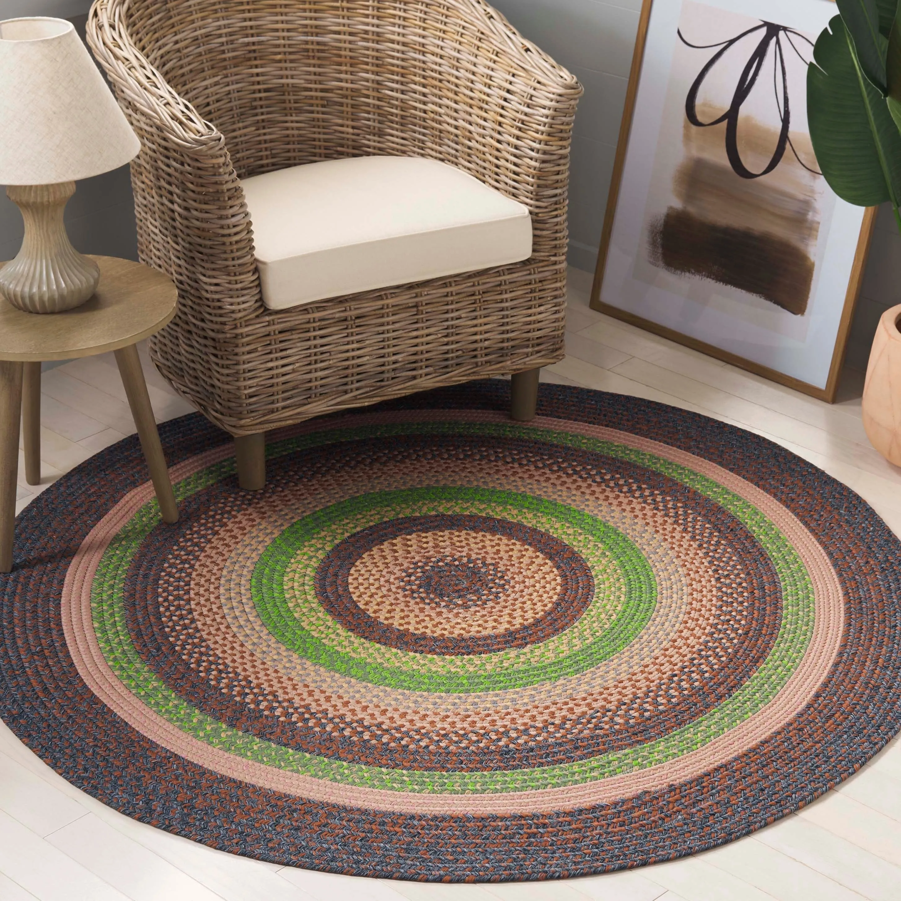 SAFAVIEH Handmade Braided Jivitza Country Rug