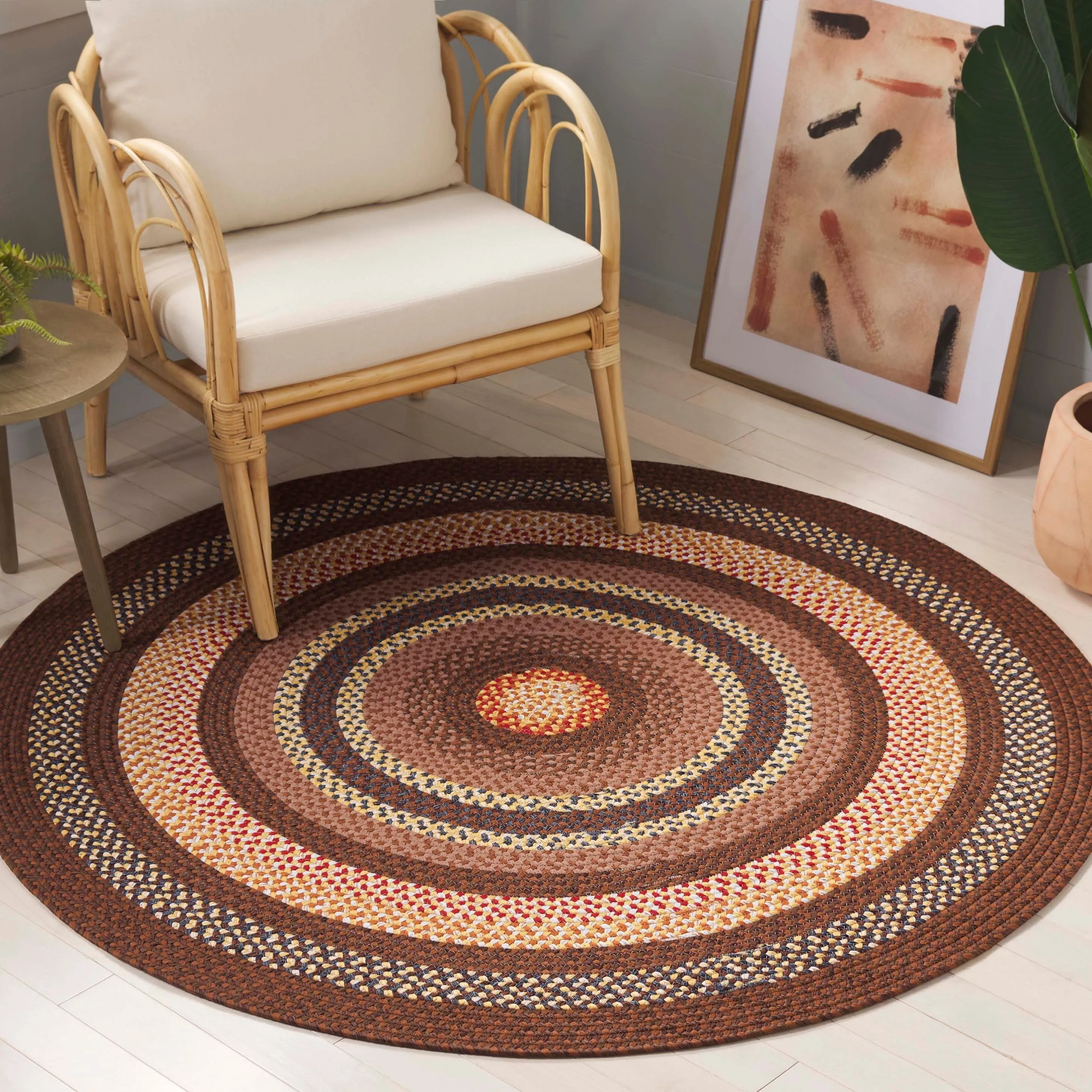SAFAVIEH Handmade Braided Tomislava Country Rug