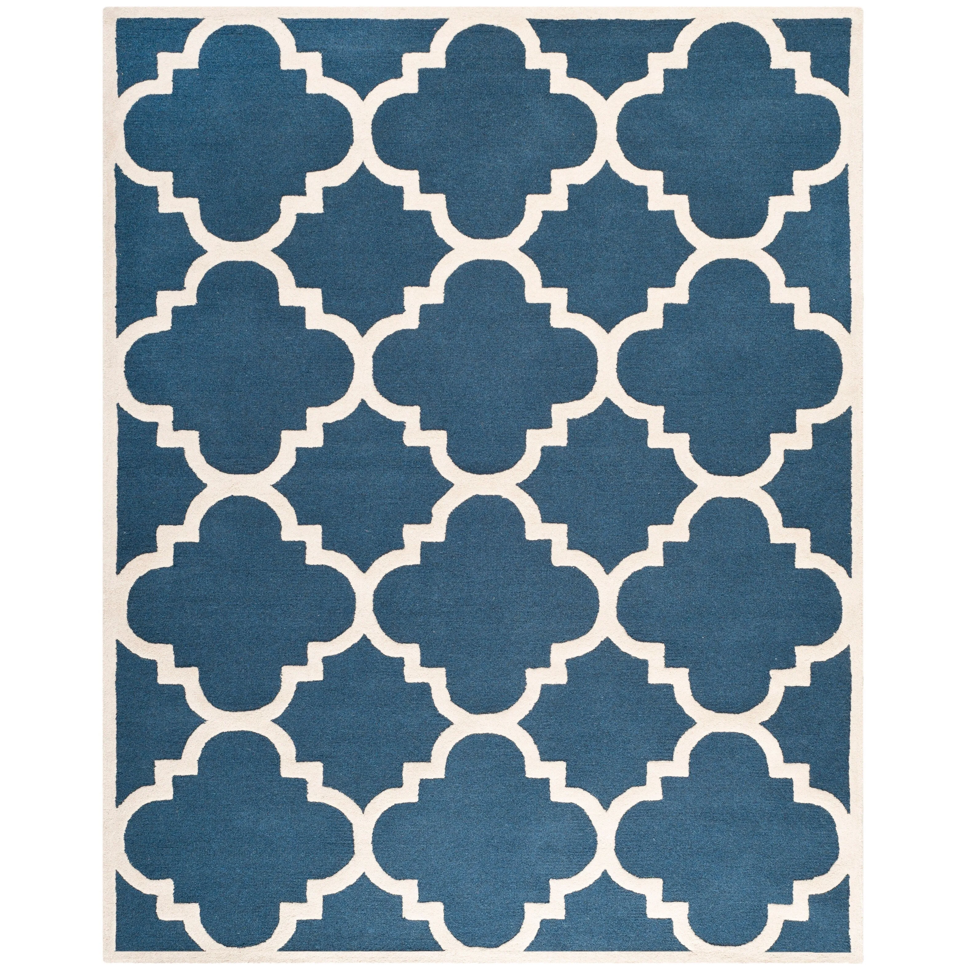 SAFAVIEH Handmade Cambridge Gullveig Modern Moroccan Wool Rug