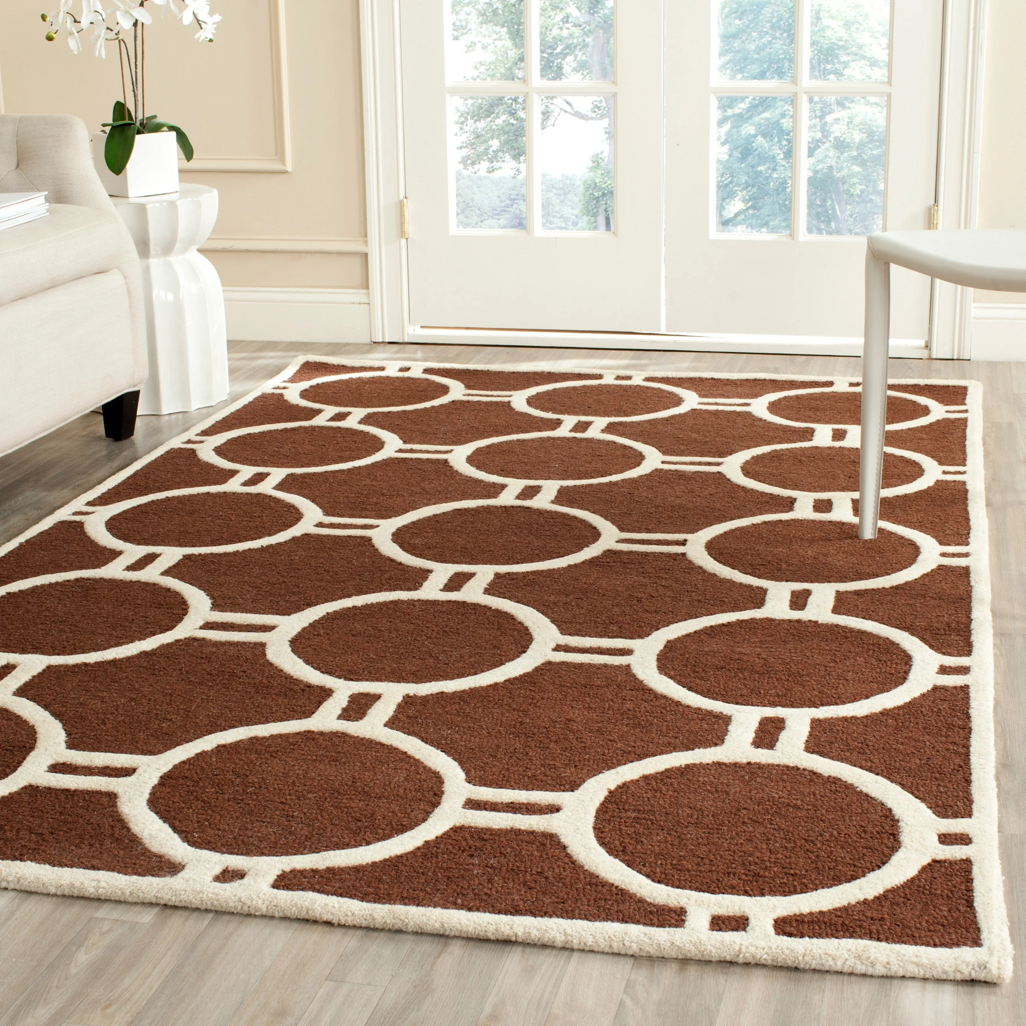 SAFAVIEH Handmade Cambridge Nurije Modern Moroccan Wool Rug
